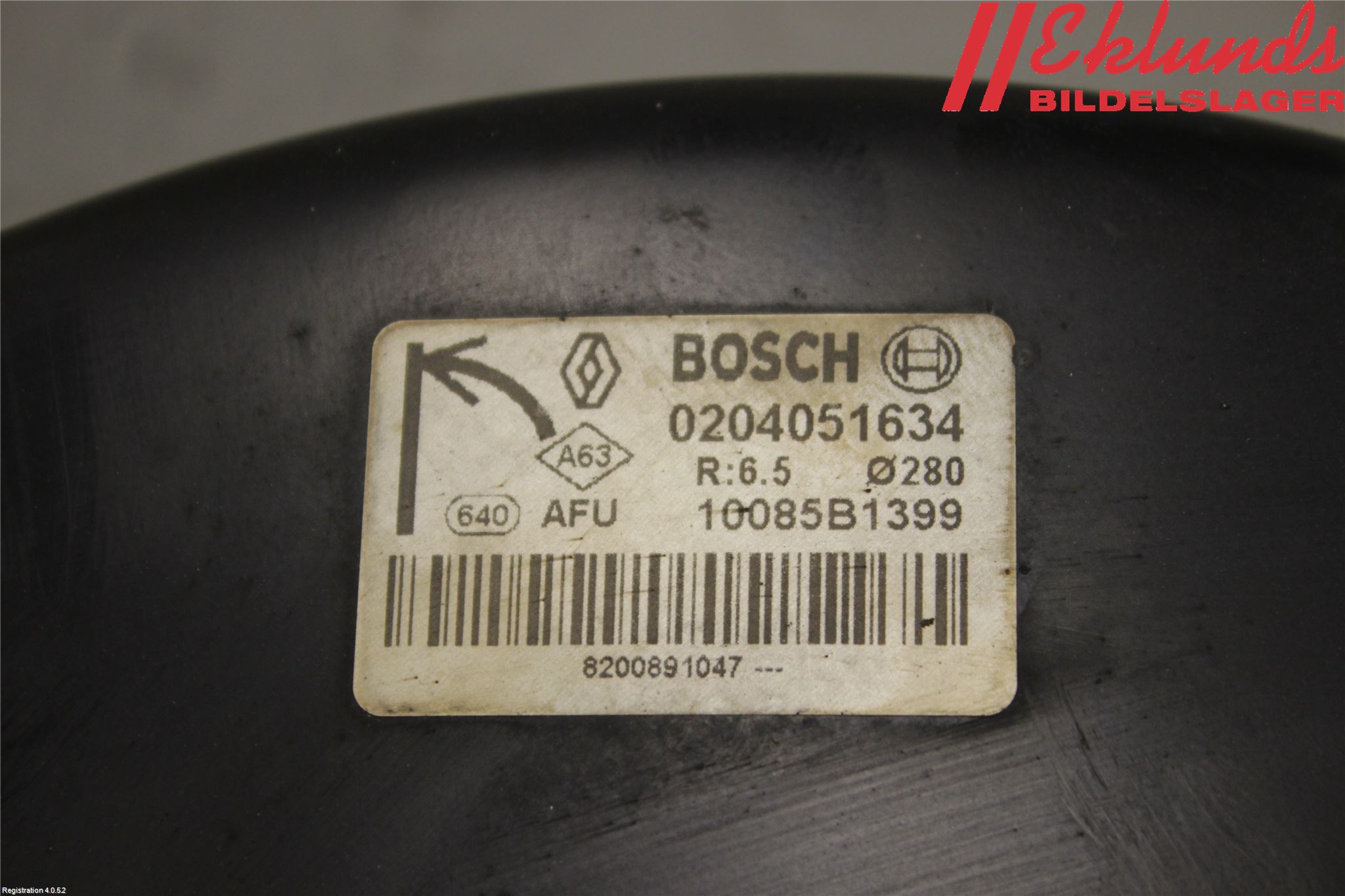 Renault KANGOO II 08-14 Bromsservo