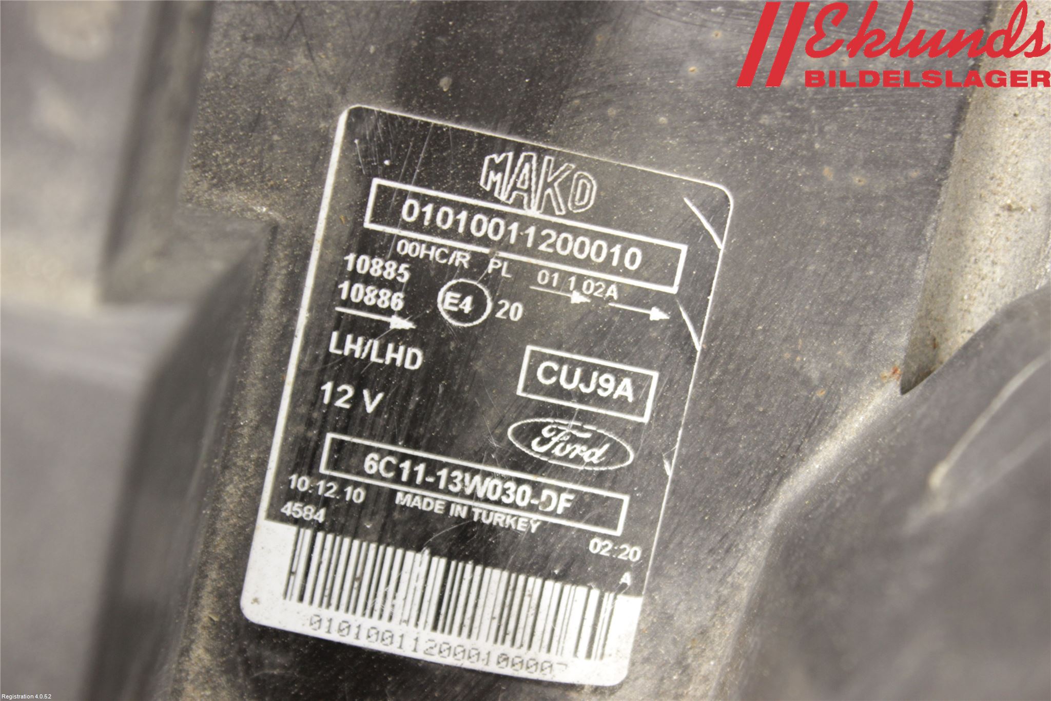 Ford TRANSIT    06-13 Strålkastare Vänster