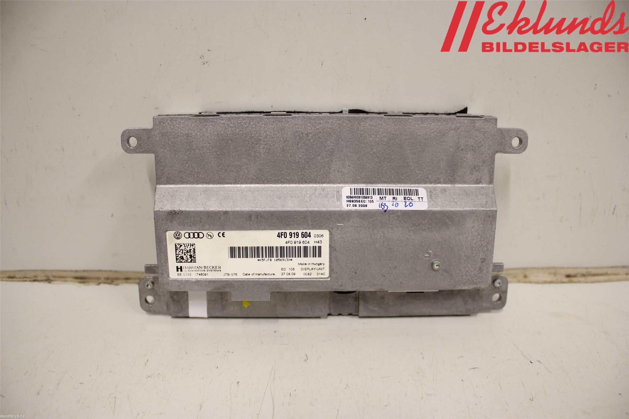 Audi A5 07-16 Gps Navigator