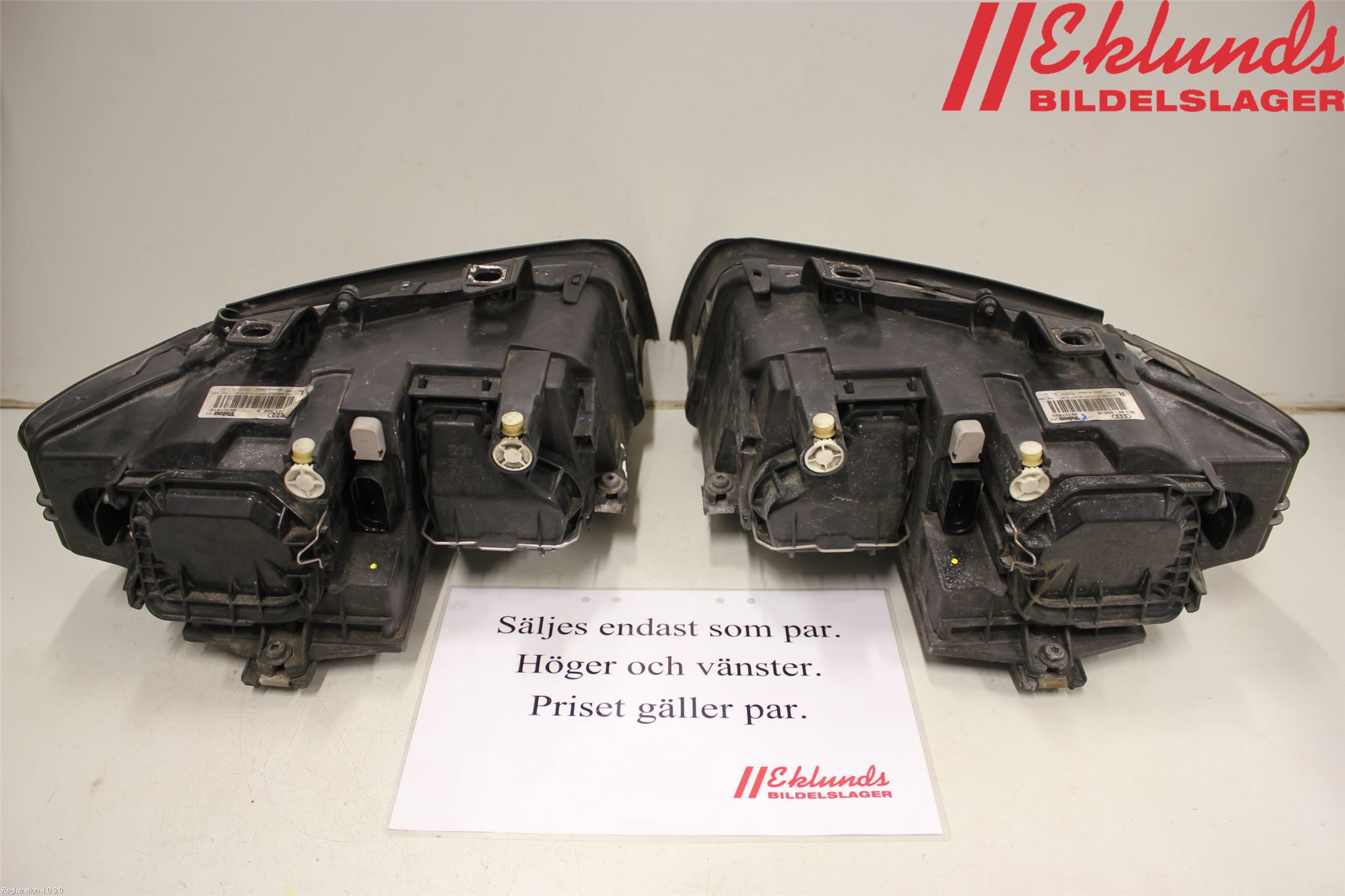 Audi A4/S4 01-05 Strålkastare Vänster