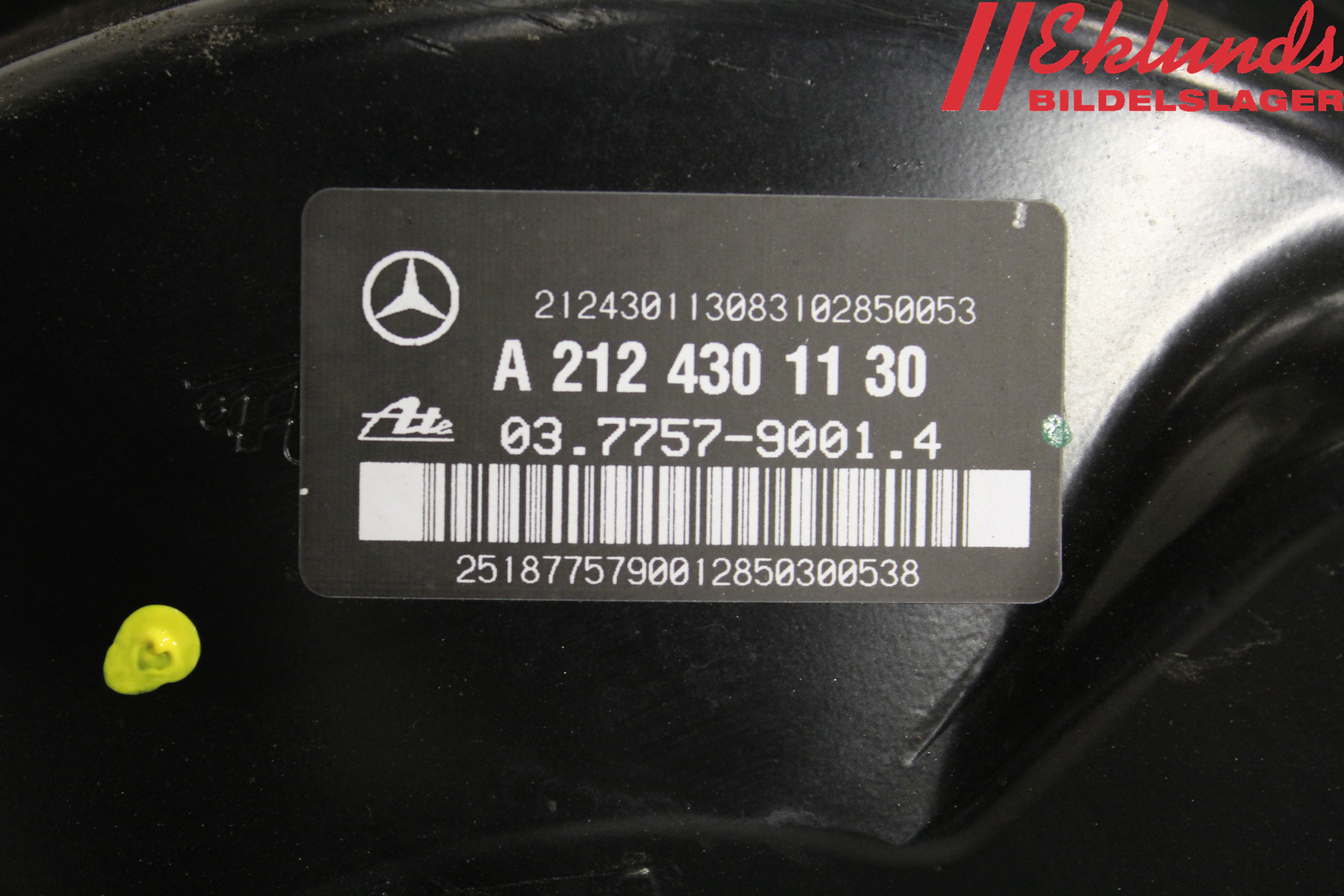 Mercedes-Benz MB E-KLASS (W212) 09-16 Bromsservo