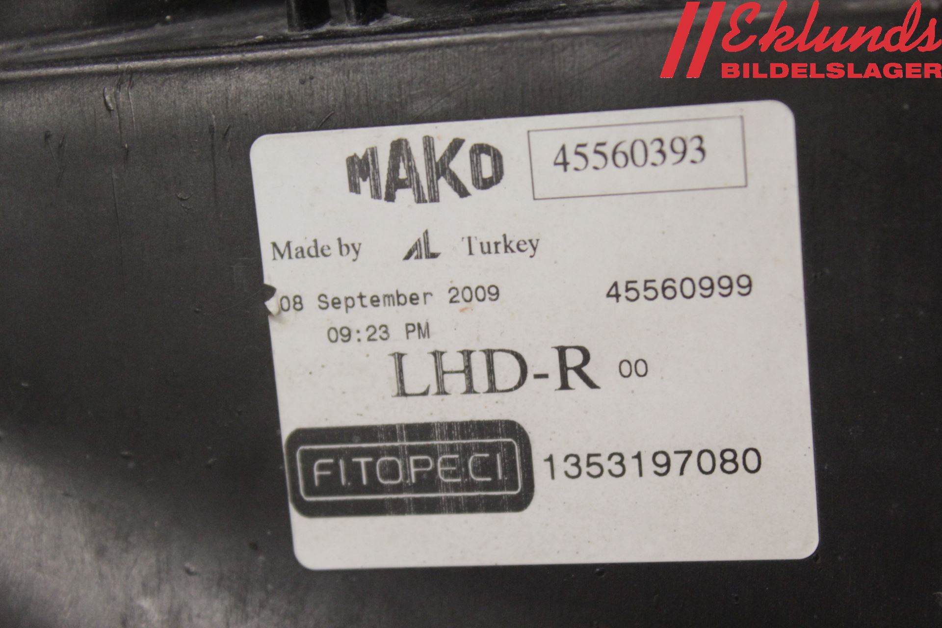 Citroen NEMO Strålkastare Höger