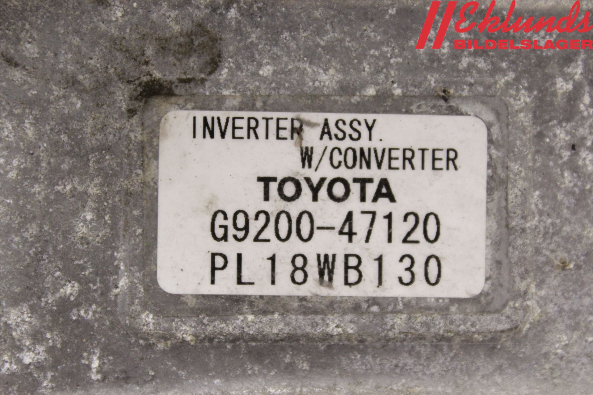 Toyota PRIUS NWH20 04-08 Hybridconverter