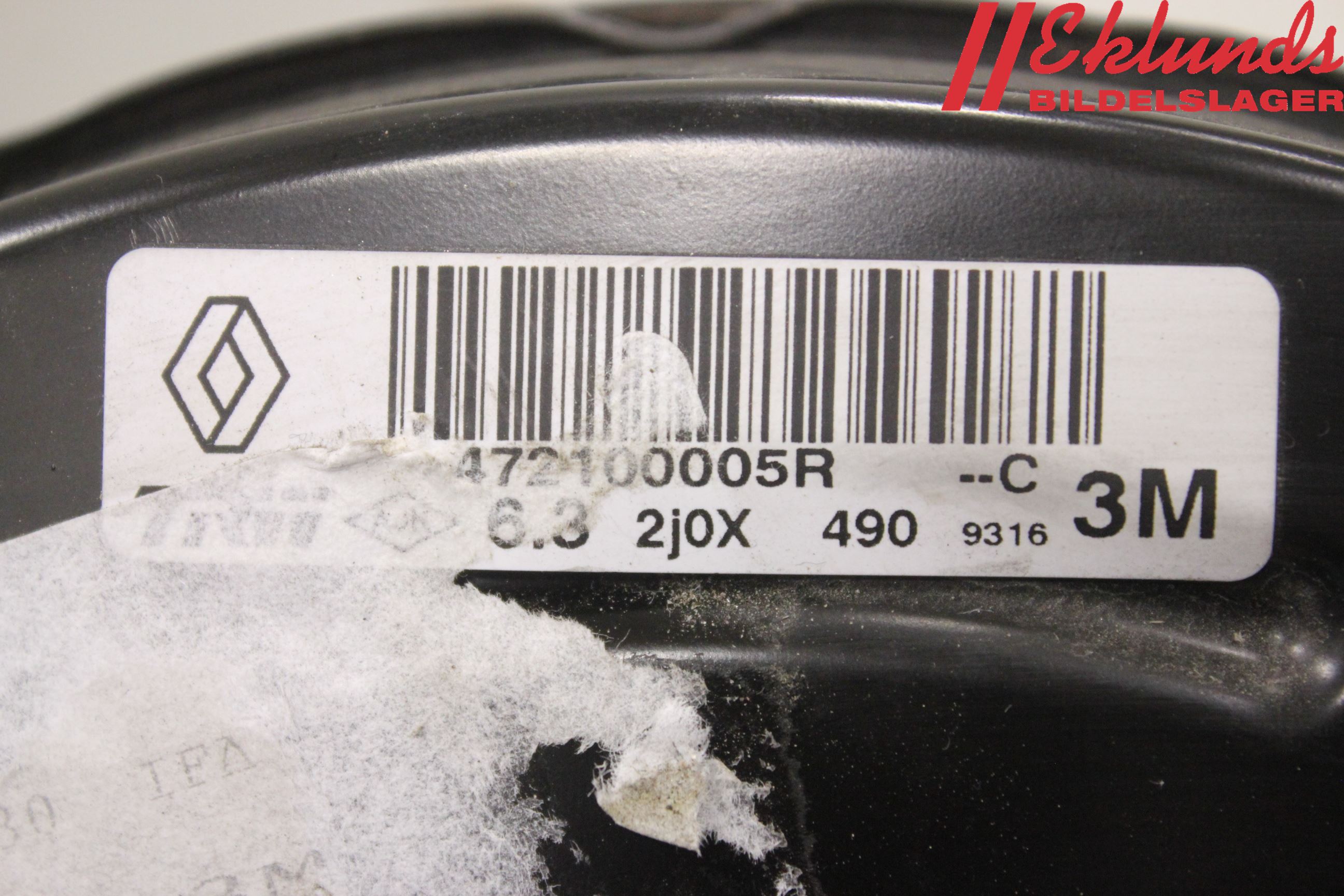 Renault MEGANE III 09-15 Bromsservo