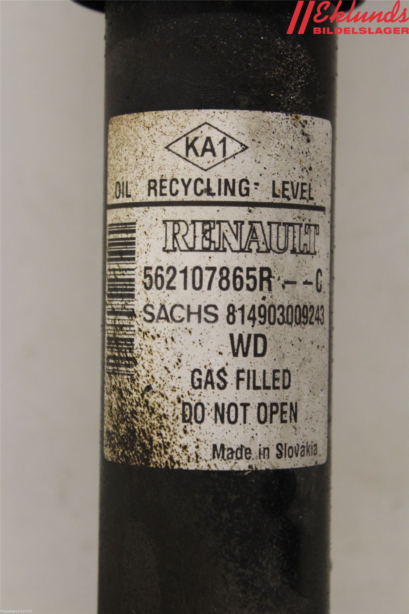 Dacia DOKKER 13- Stötdämpare Bak