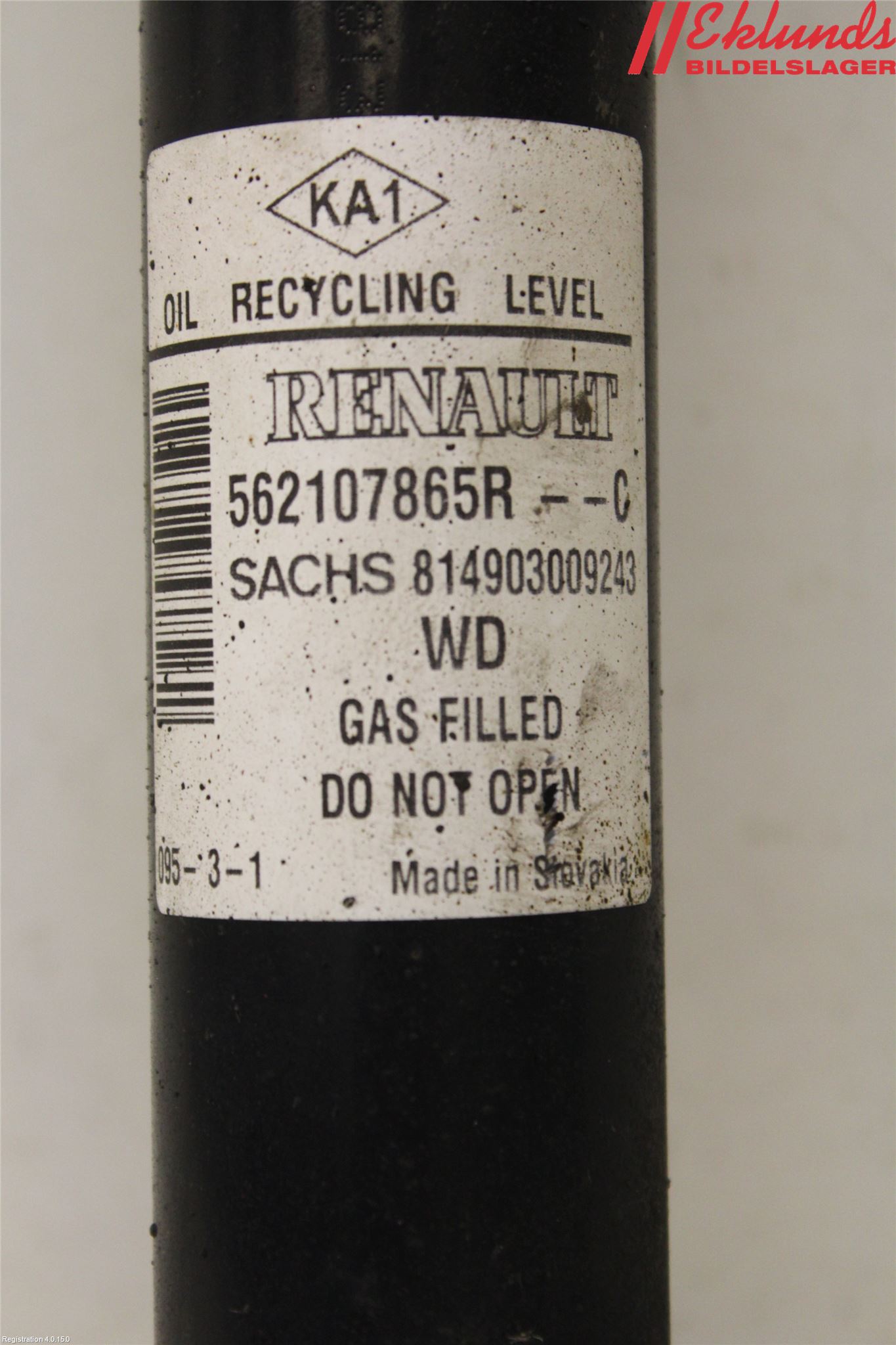 Dacia DOKKER 13- Stötdämpare Bak