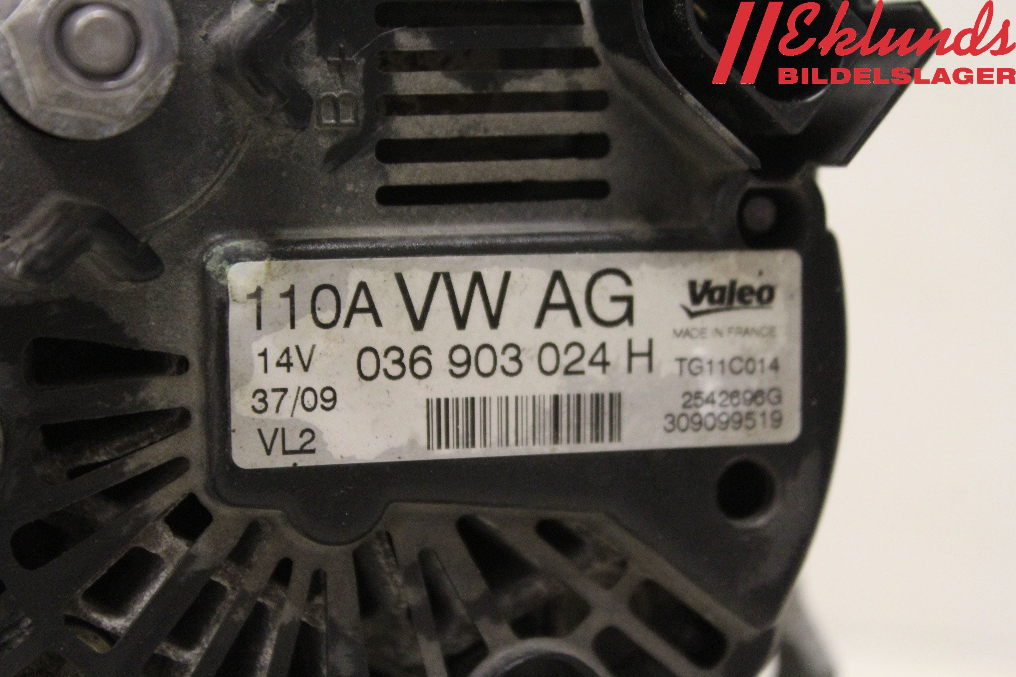 Volkswagen VW POLO 10-17 Generator