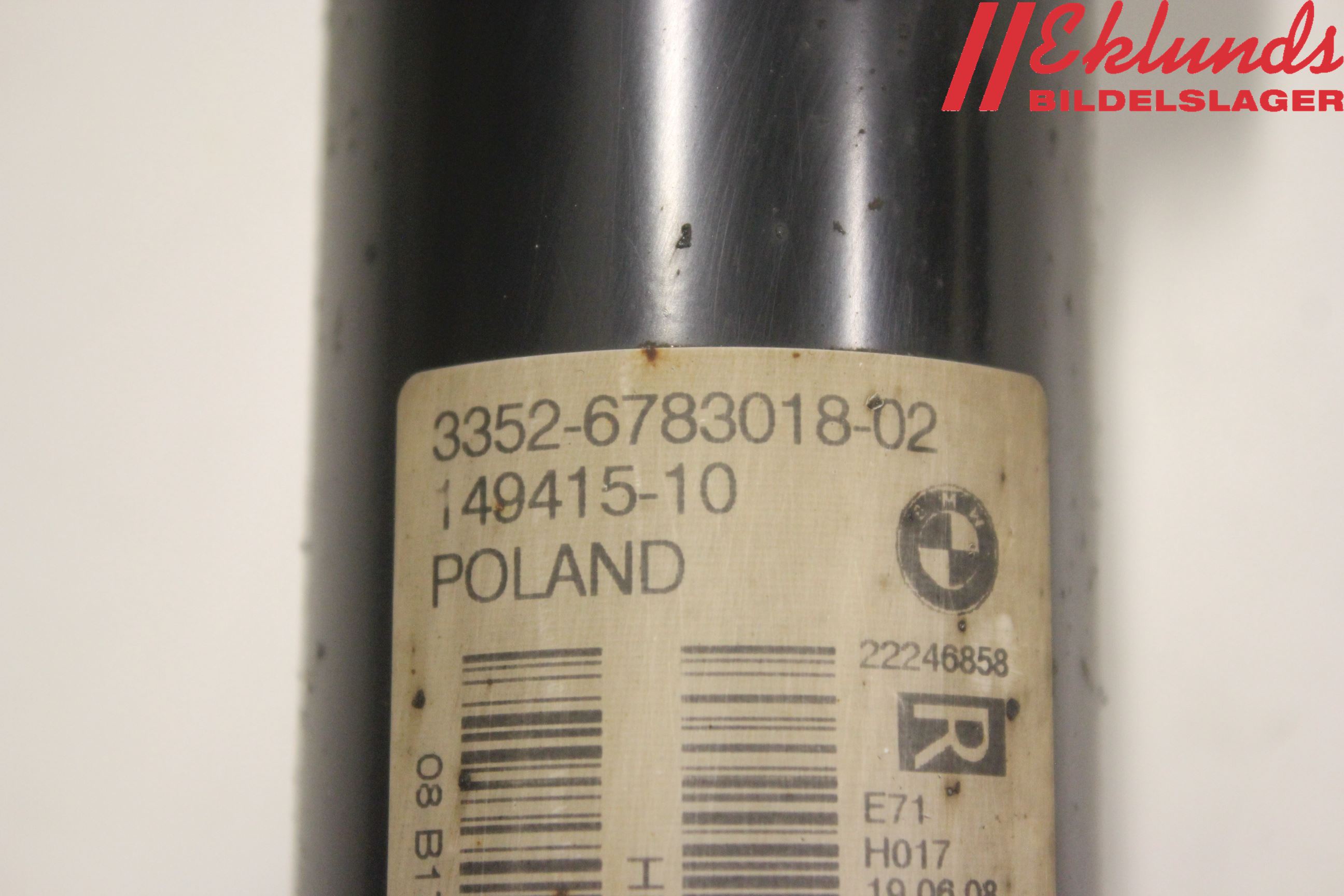 BMW X6 E71/E72   08-14 Stötdämpare Bak