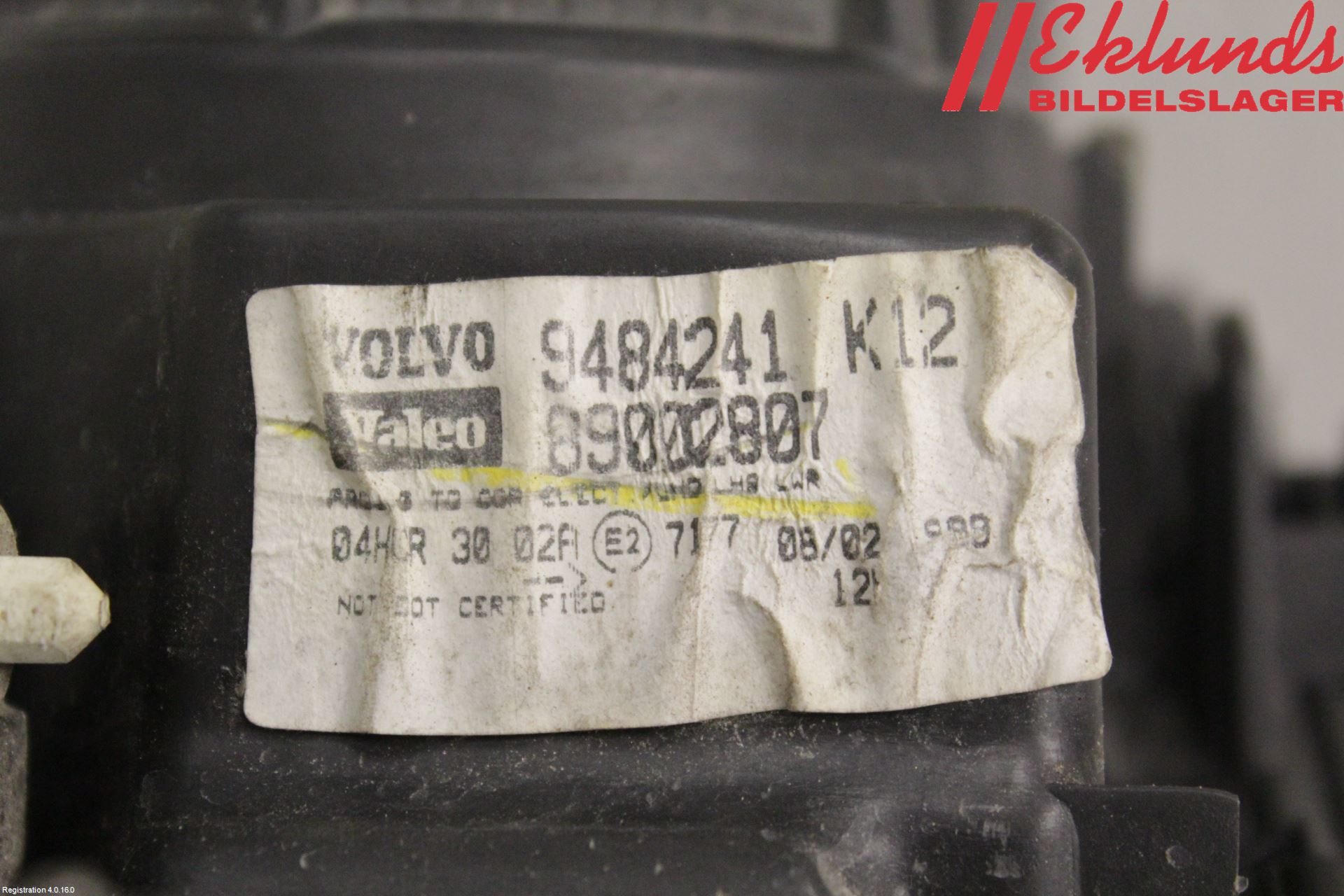 Volvo S80 99-03 Strålkastare Vänster