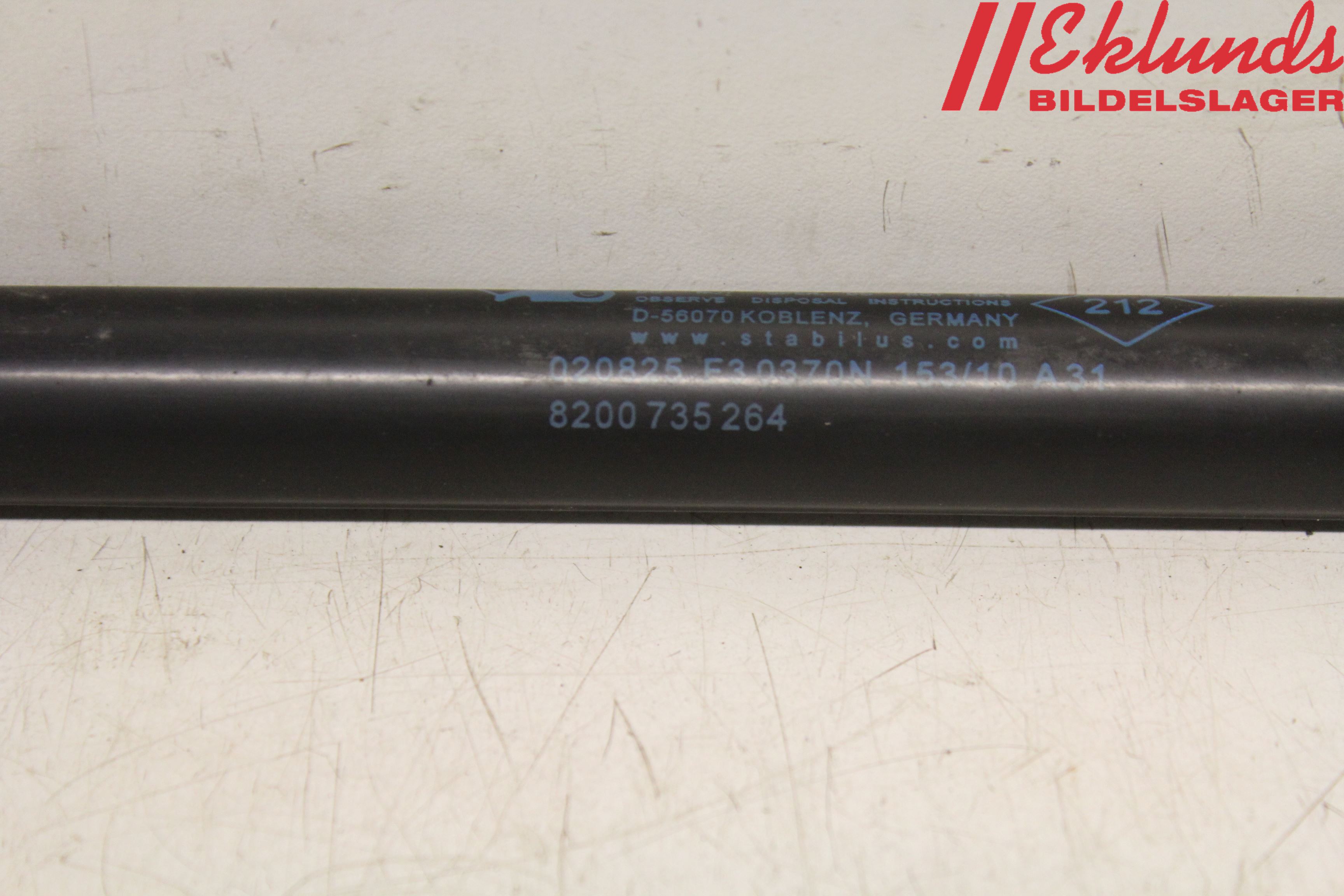 Dacia SANDERO 09-13 Gasfjäder Baklucka