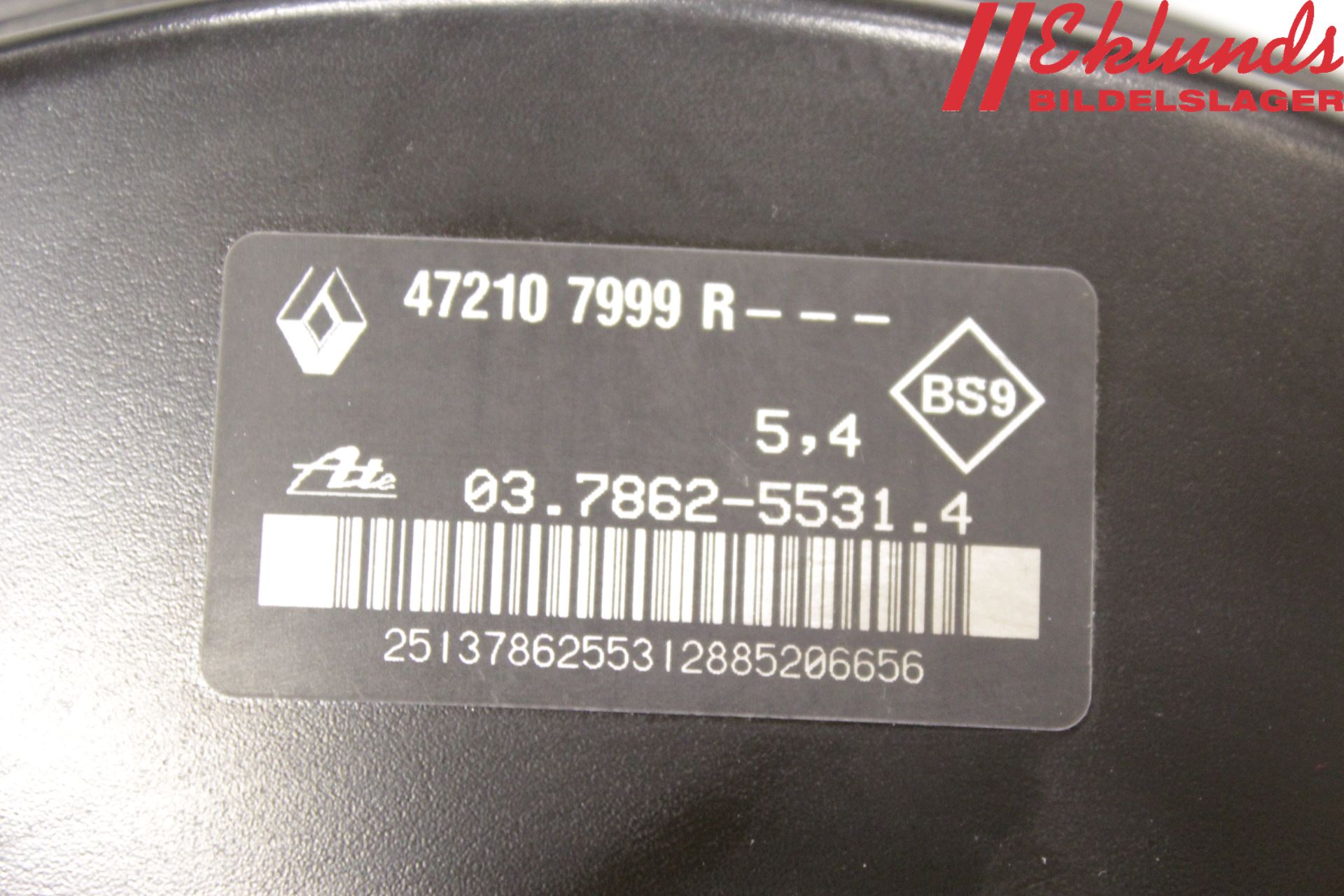 Dacia DOKKER 13- Bromsservo