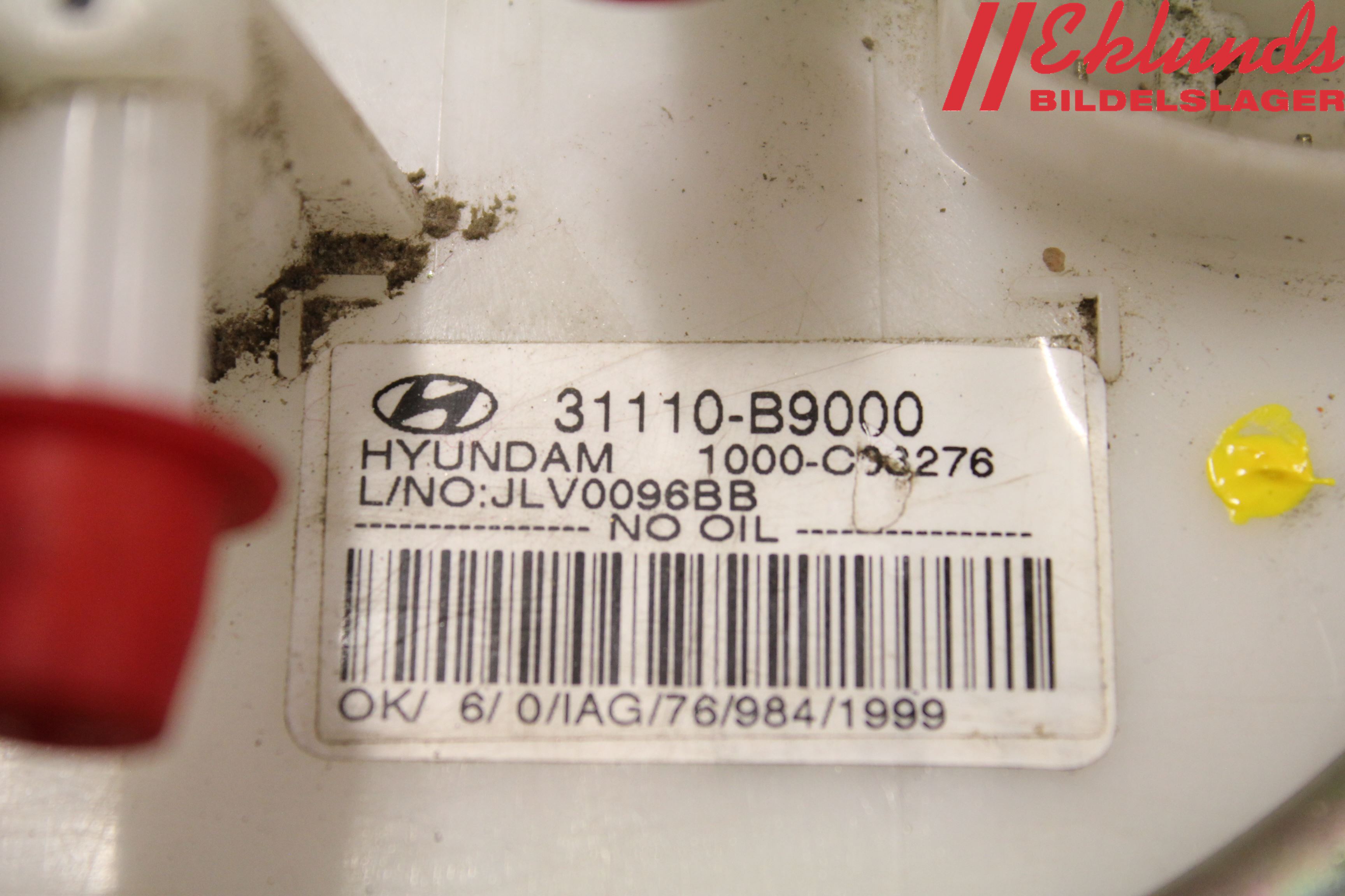 Hyundai i10 BA 14-16 Bränslepump El