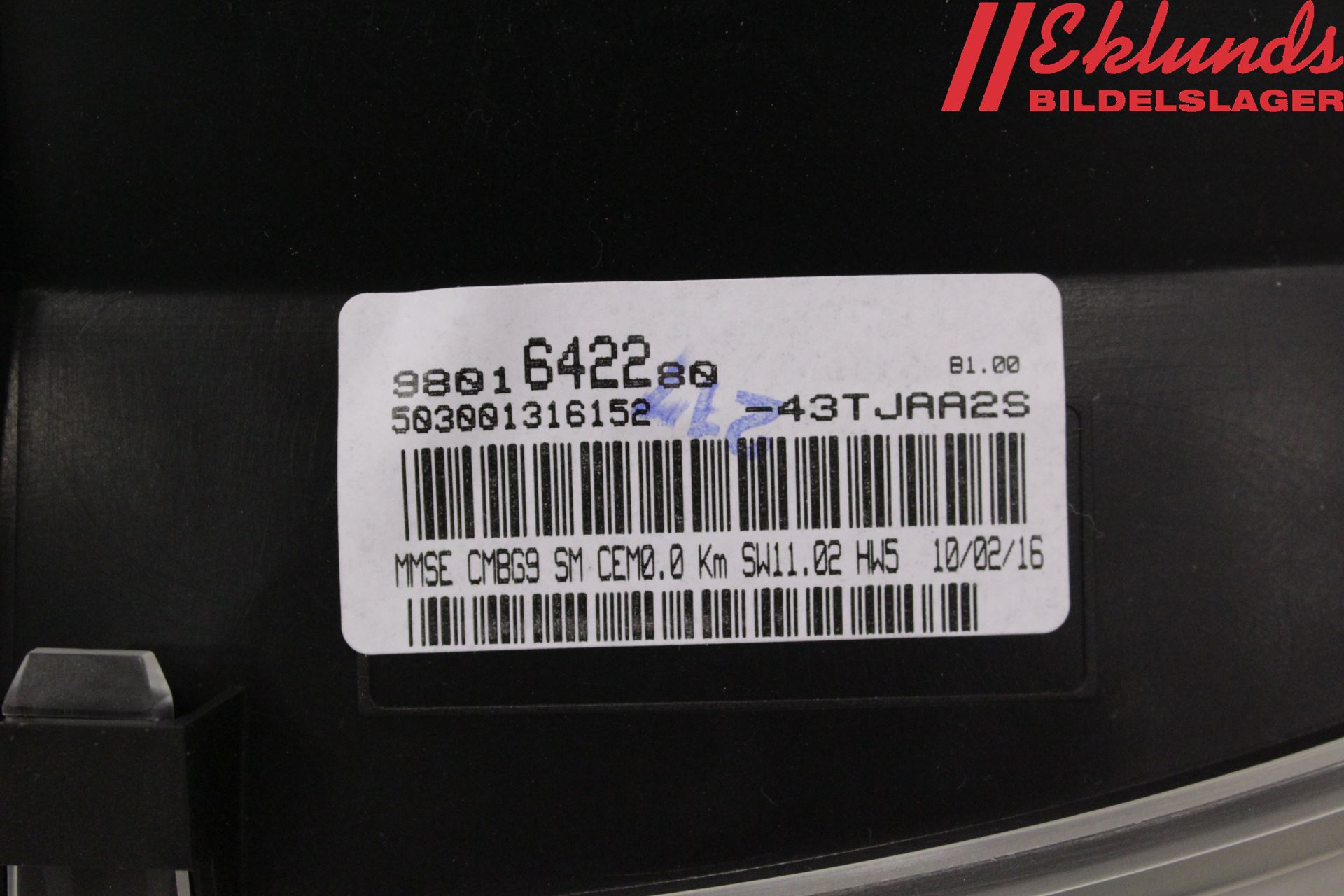 Citroen BERLINGO 08-18 Instrument Komb