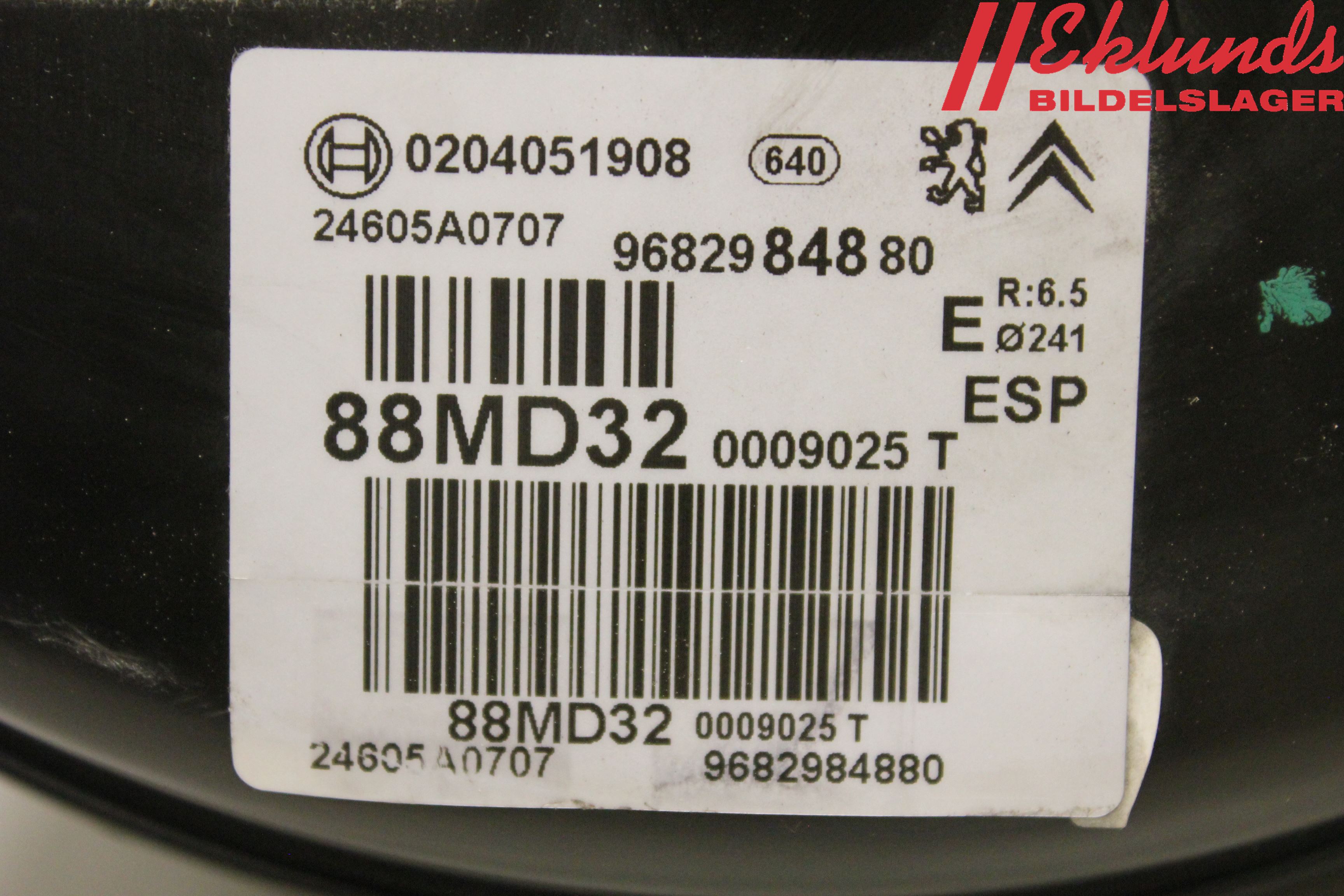 Citroen C3 10-17 Bromsservo