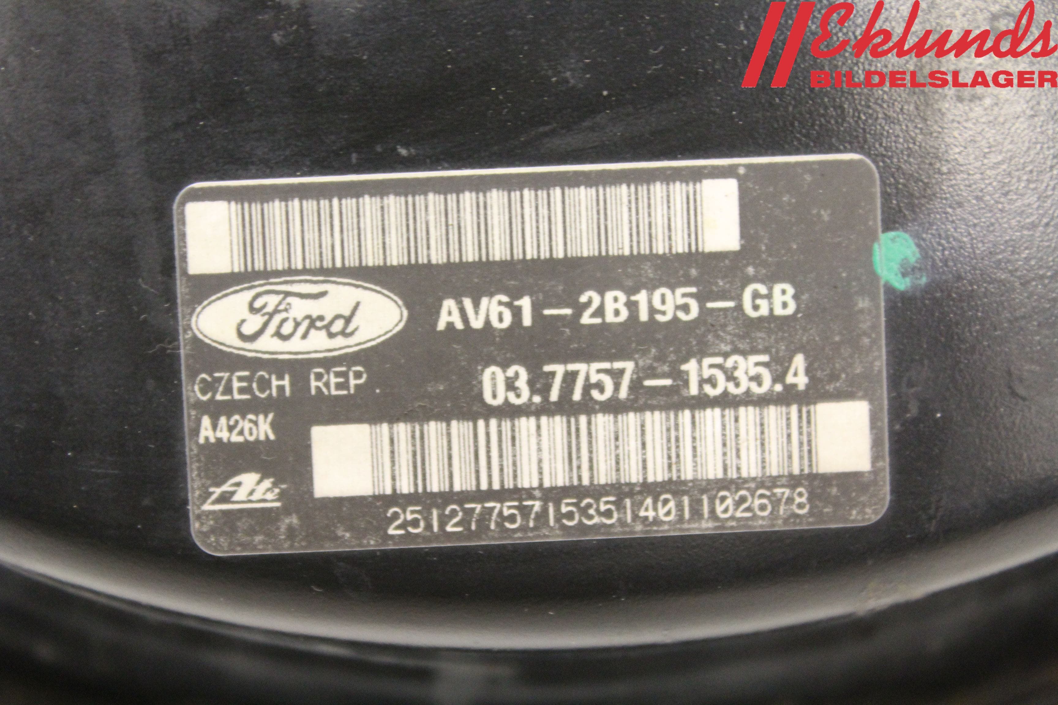 Ford GRAND C-MAX  11-14 Bromsservo