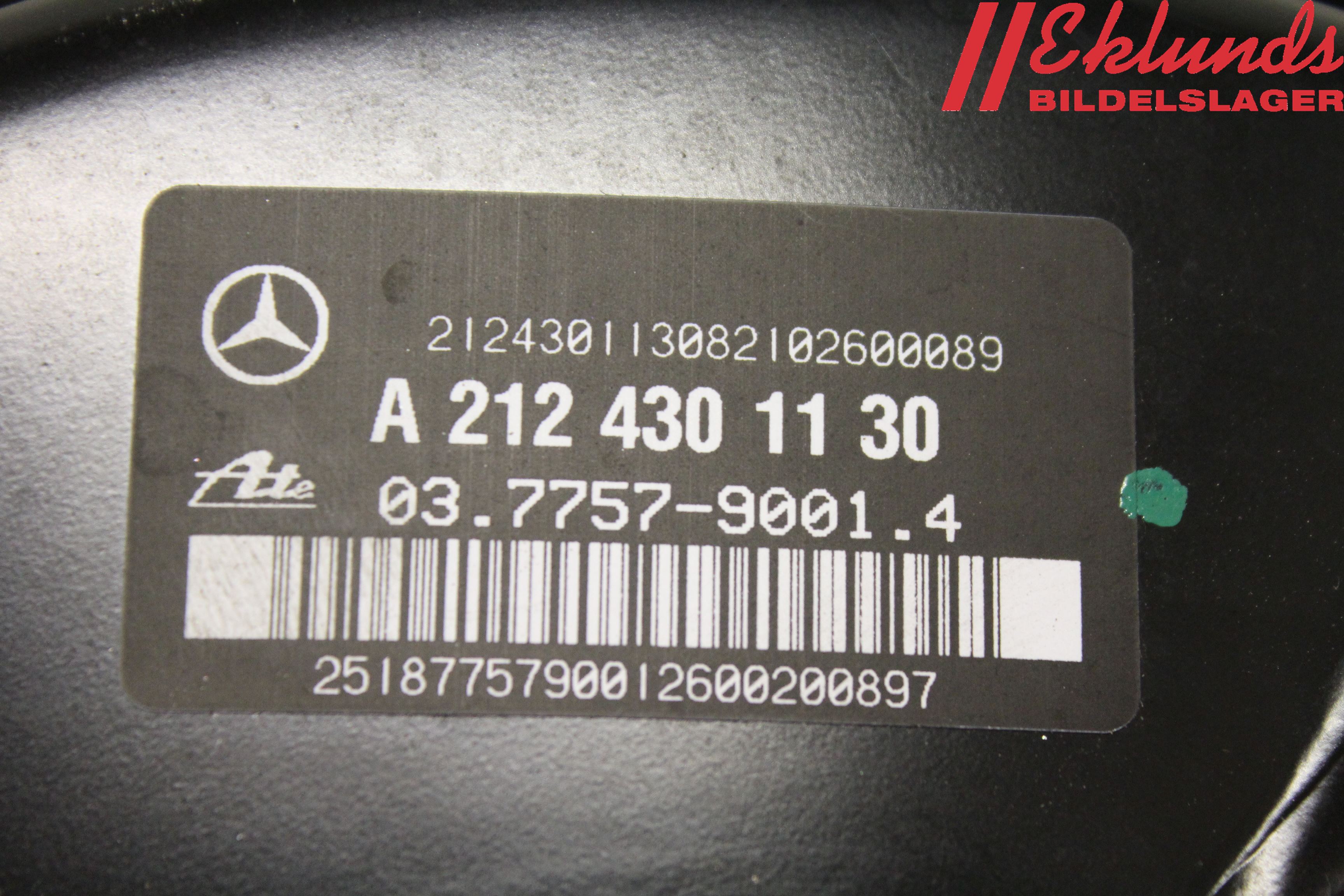 Mercedes-Benz MB E-KLASS (W212) 09-16 Bromsservo