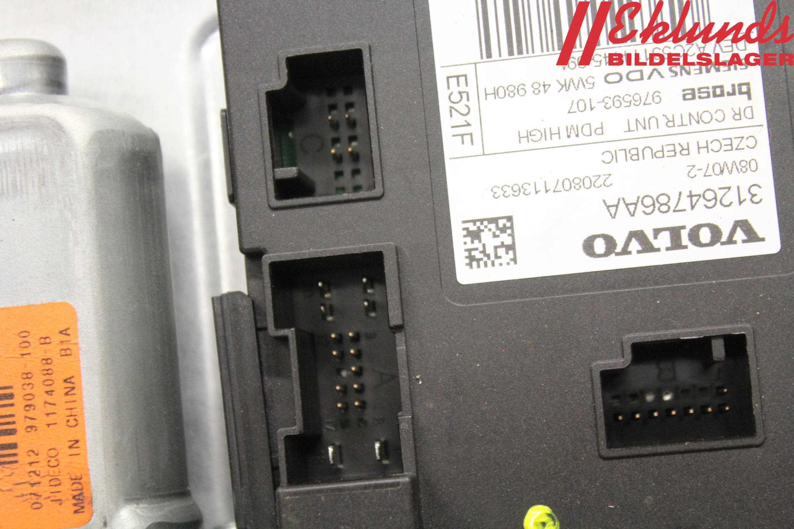 Volvo S40 08-12 Fönsterhiss El Kompl