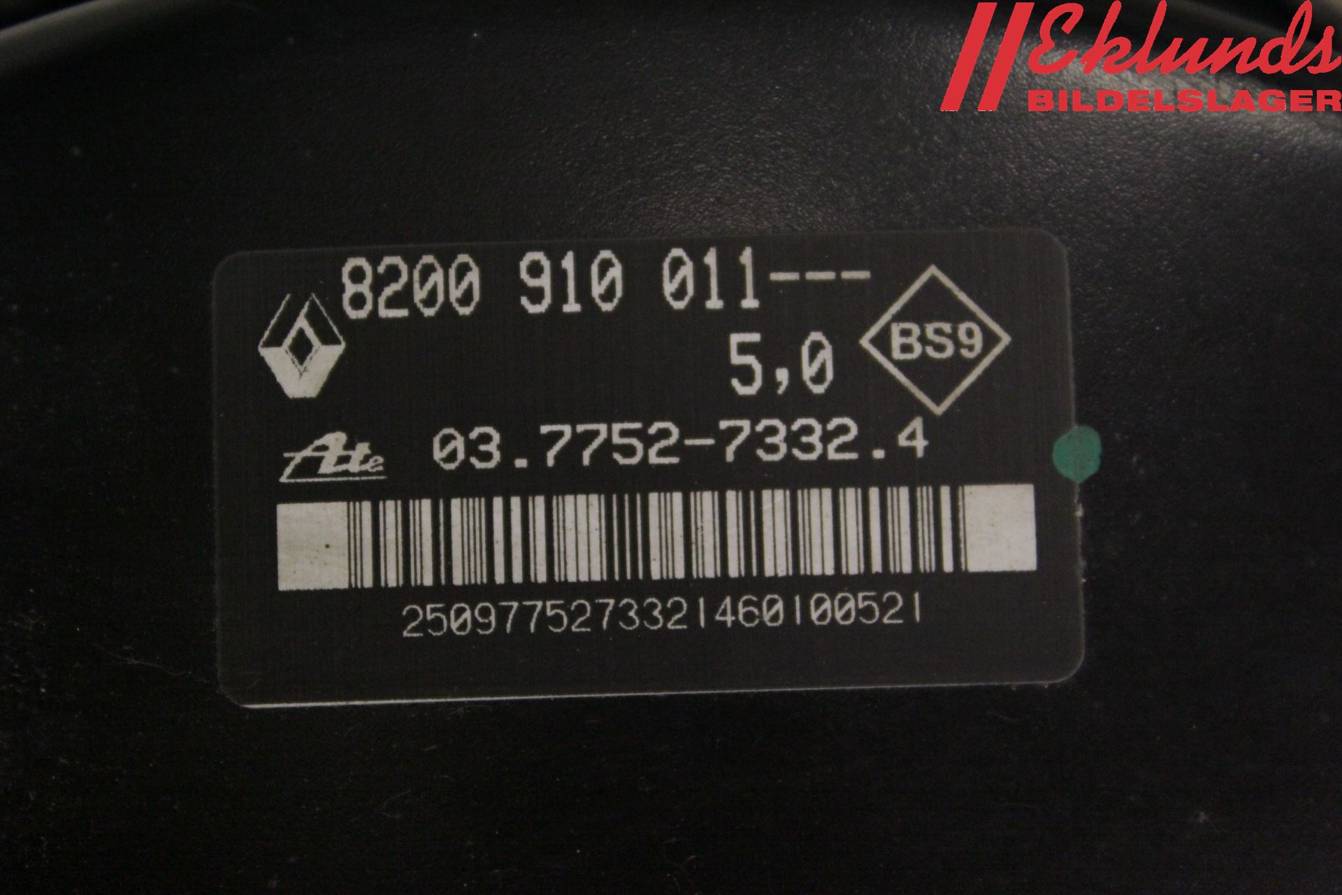 Renault TWINGO II 07-16 Bromsservo