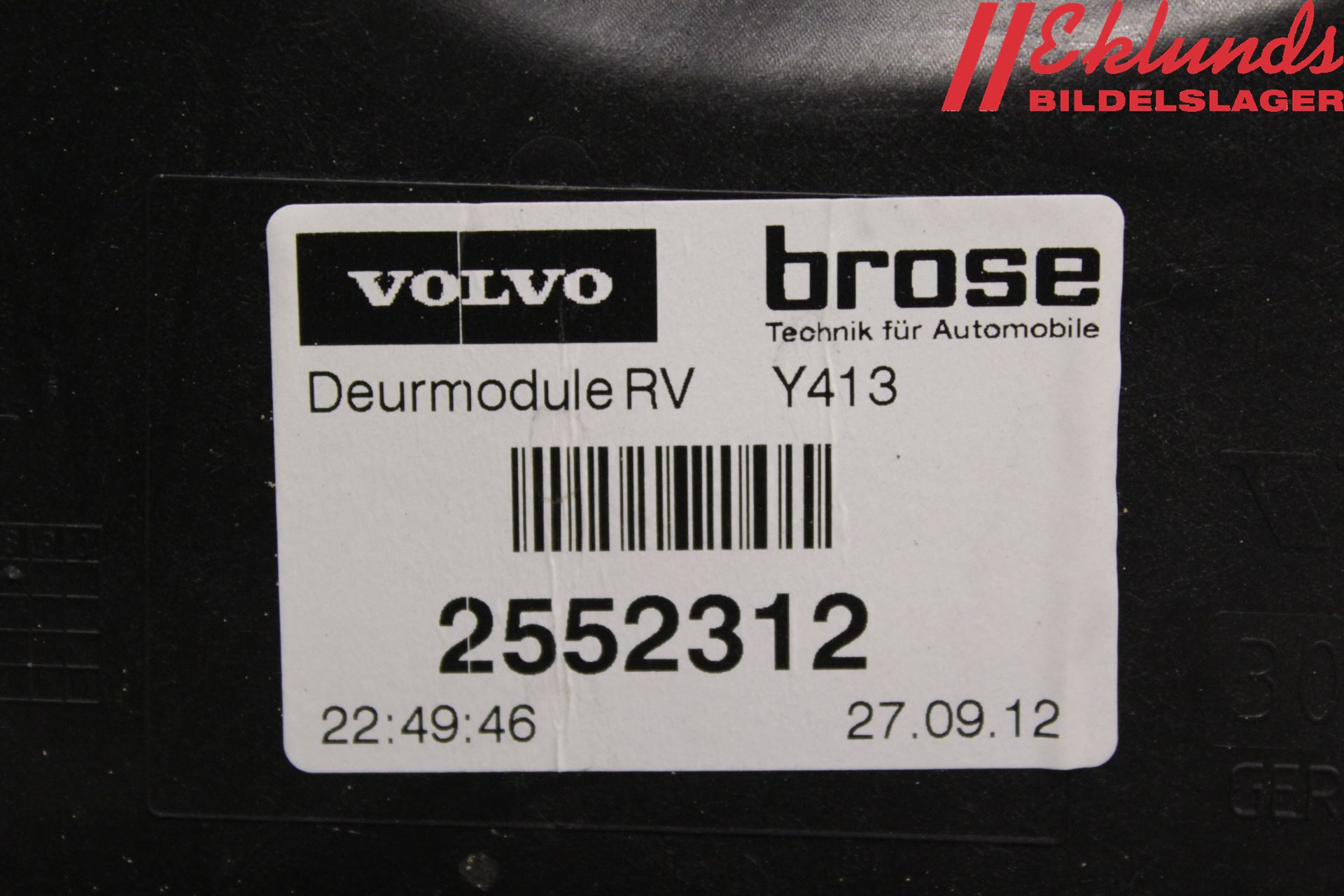 Volvo XC60 09-13 Fönsterhiss El Kompl