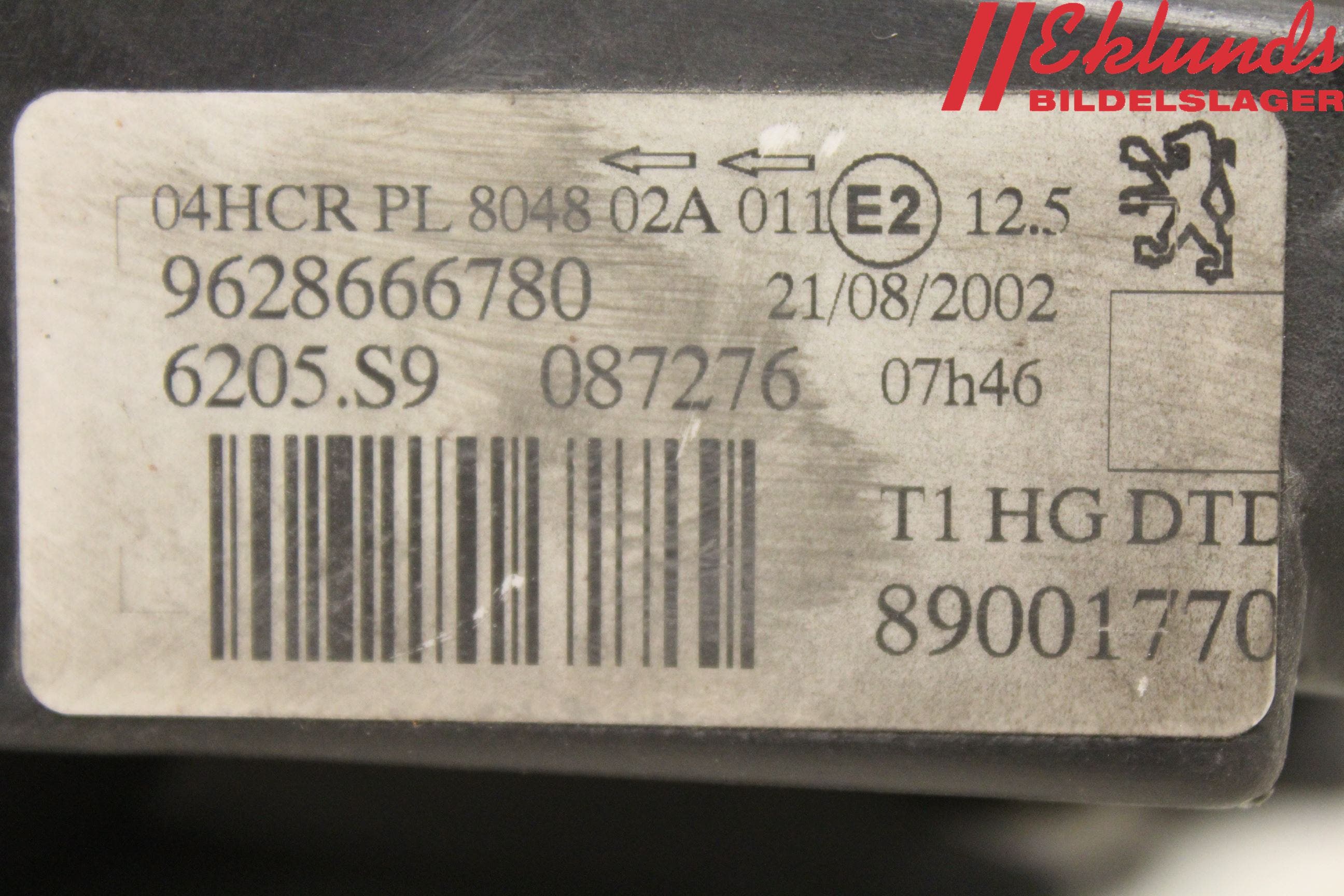 Peugeot 206 98-09 Strålkastare Höger