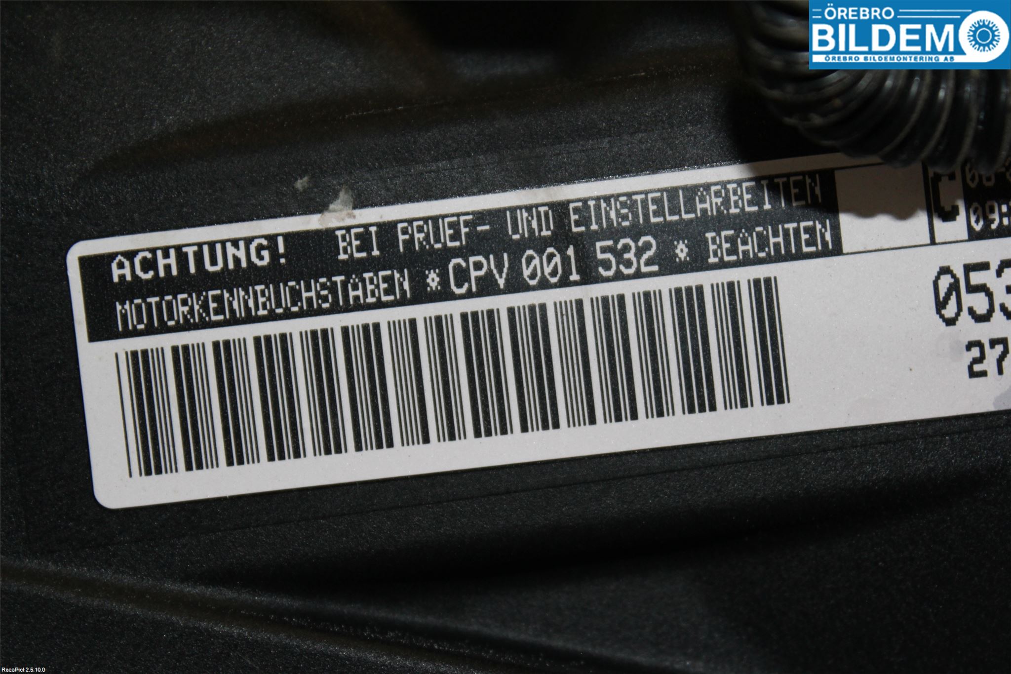 Volkswagen VW GOLF / E-GOLF VII 13-20 Motor Bensin