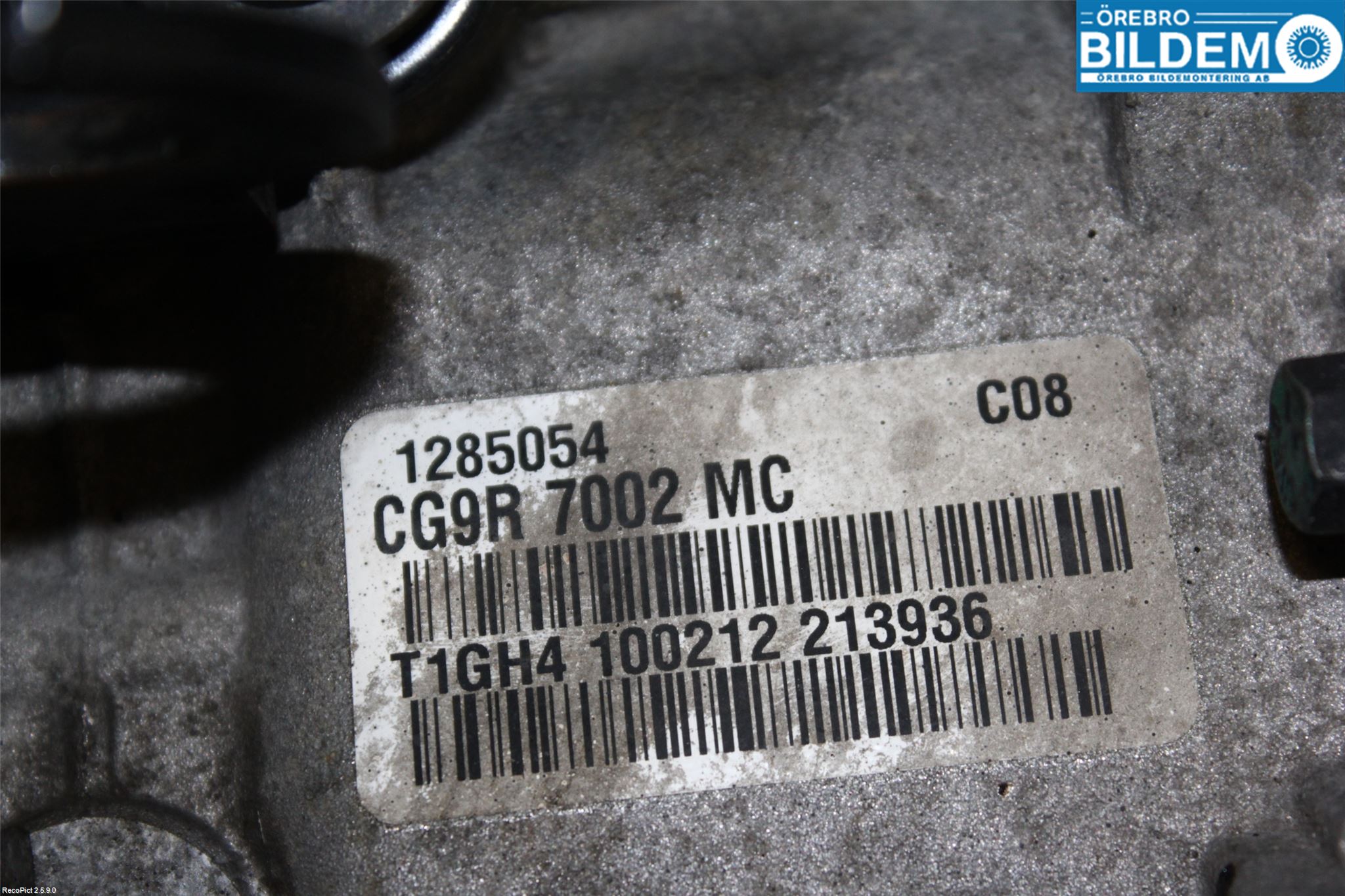 Volvo S60 11-13 Växellåda Man 6 Vxl