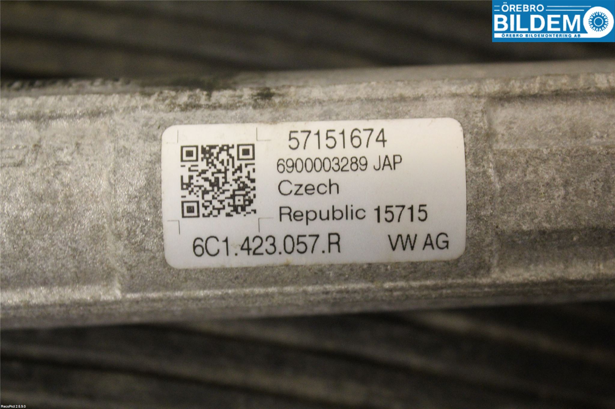 Skoda FABIA 15-21 Styrväxel-Snäcka