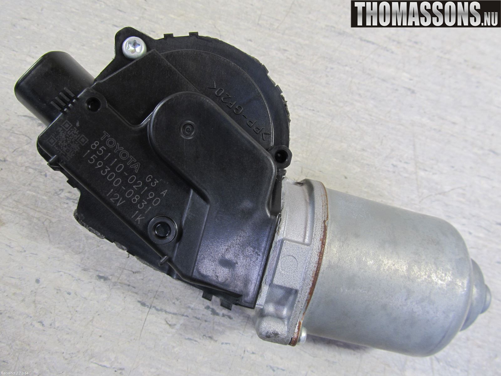 Toyota AURIS 07-09 Torkarmotor Vindruta