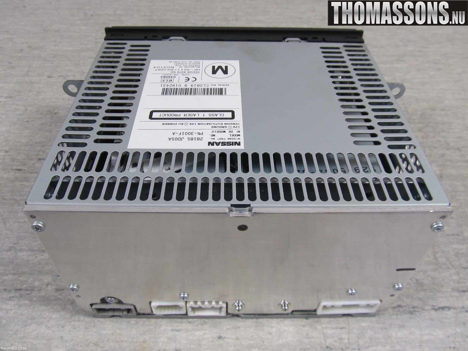 Nissan QASHQAI+2  08-10 Cd Radio - Multimediapanel