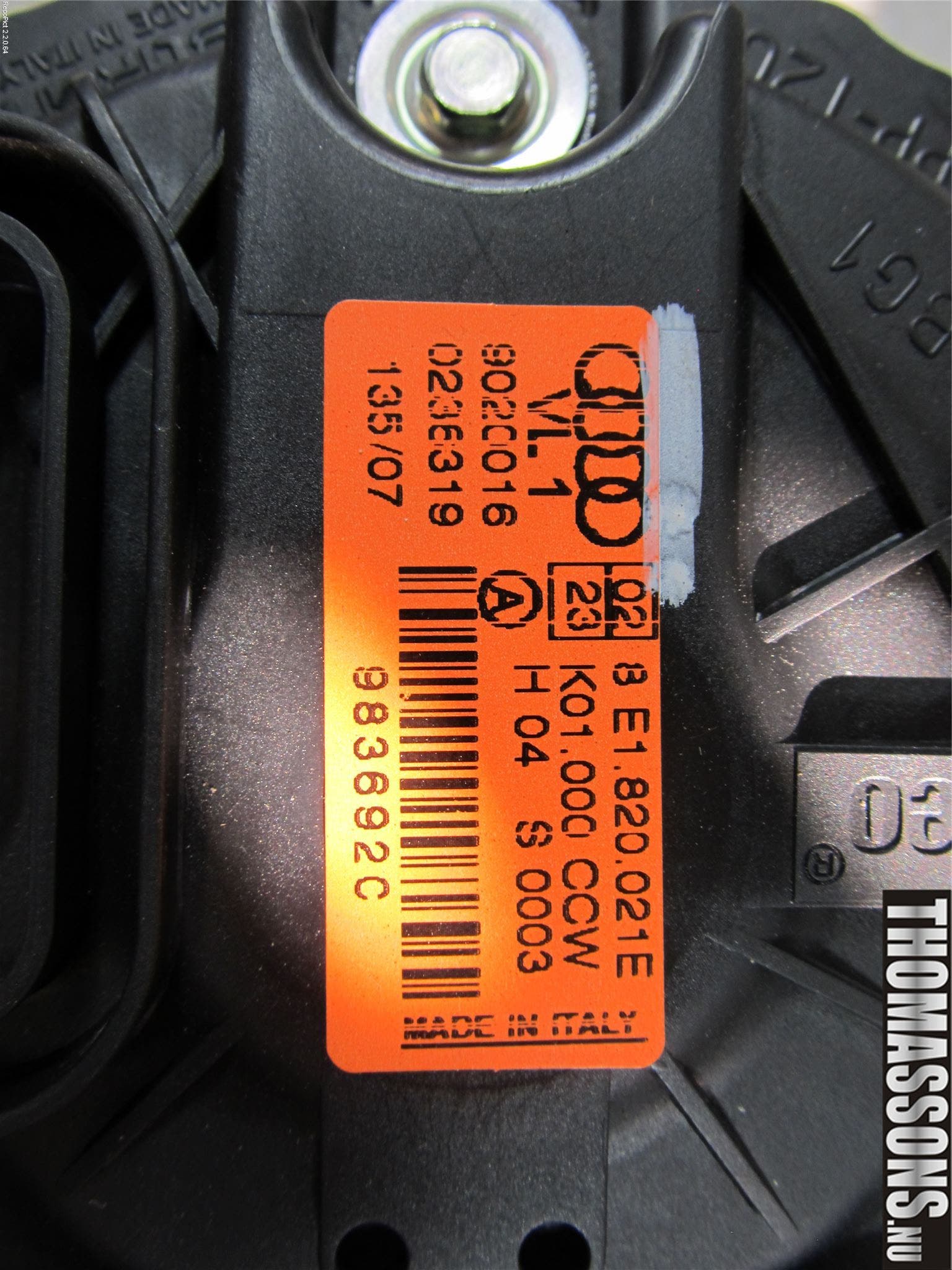 Audi A4/S4 05-07 Värmefläkt