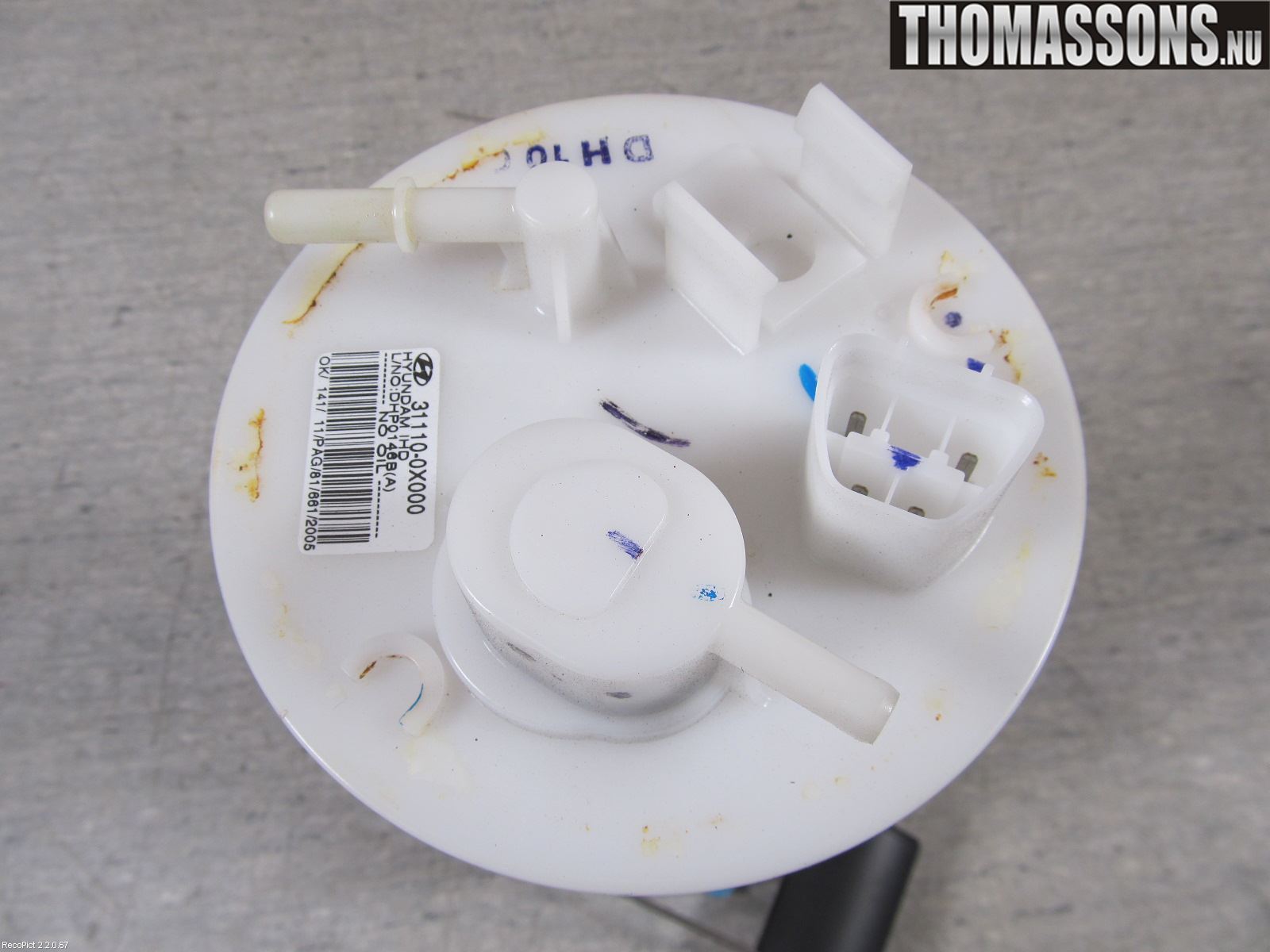 Hyundai i10 PA 08-13 Bränsle Insppump Bensin