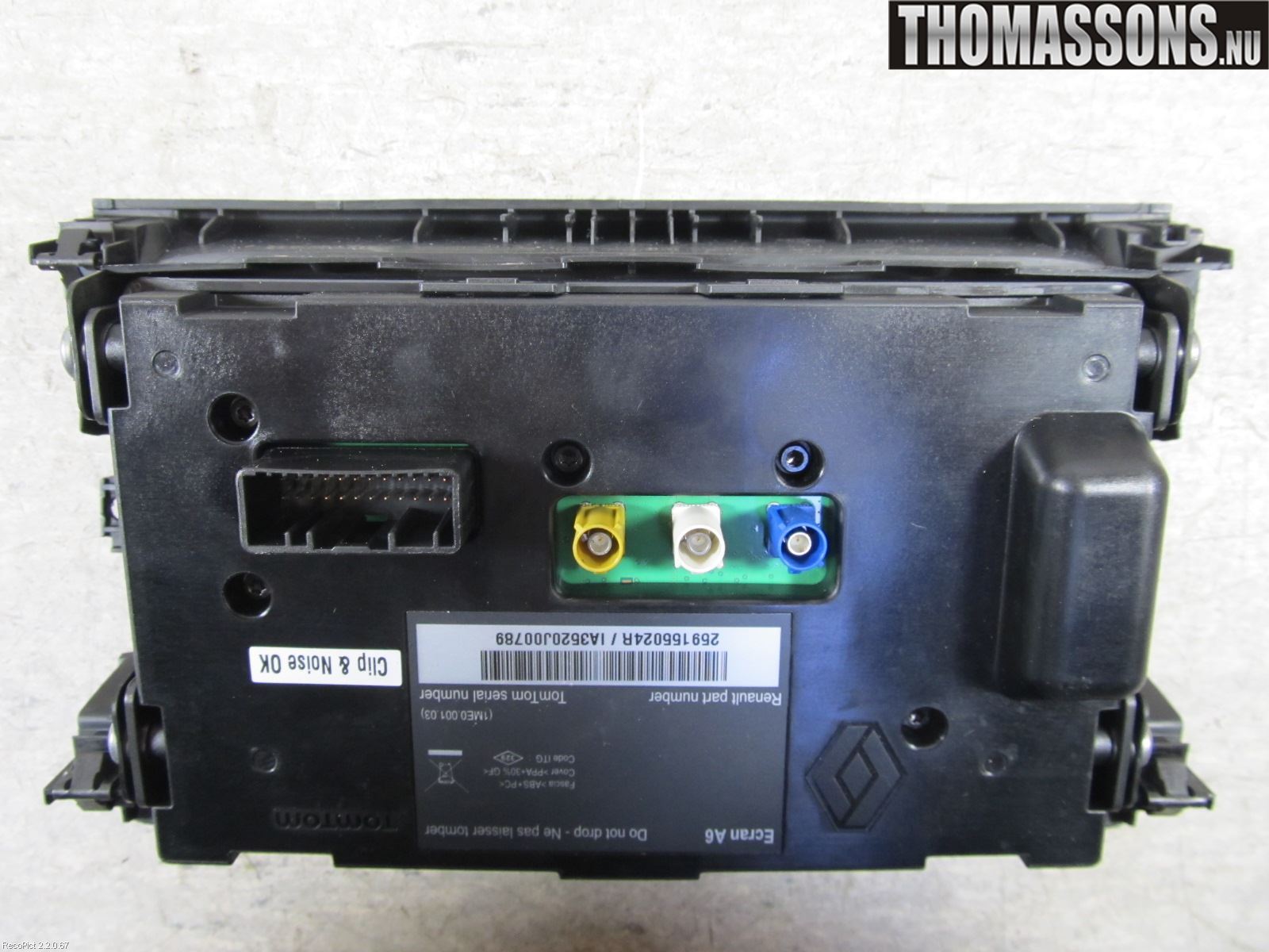 Renault TRAFIC   02-14 Gps Navigator