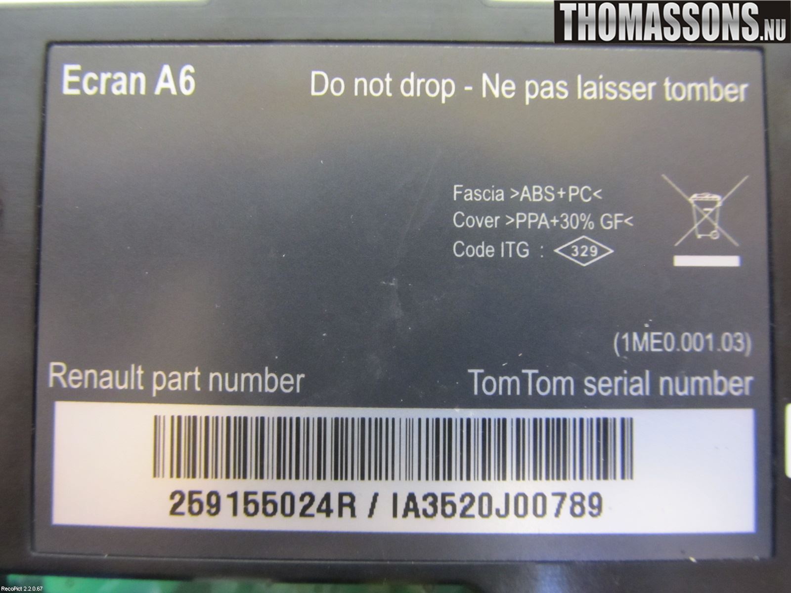 Renault TRAFIC   02-14 Gps Navigator