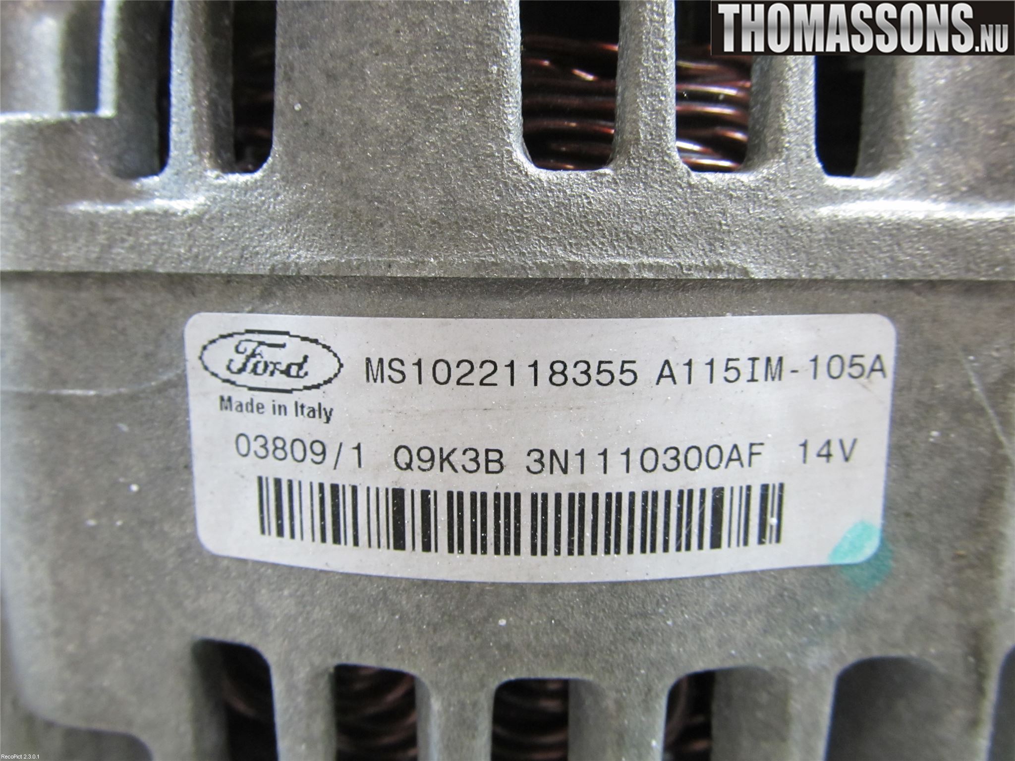 Ford FOCUS 08-11 Generator