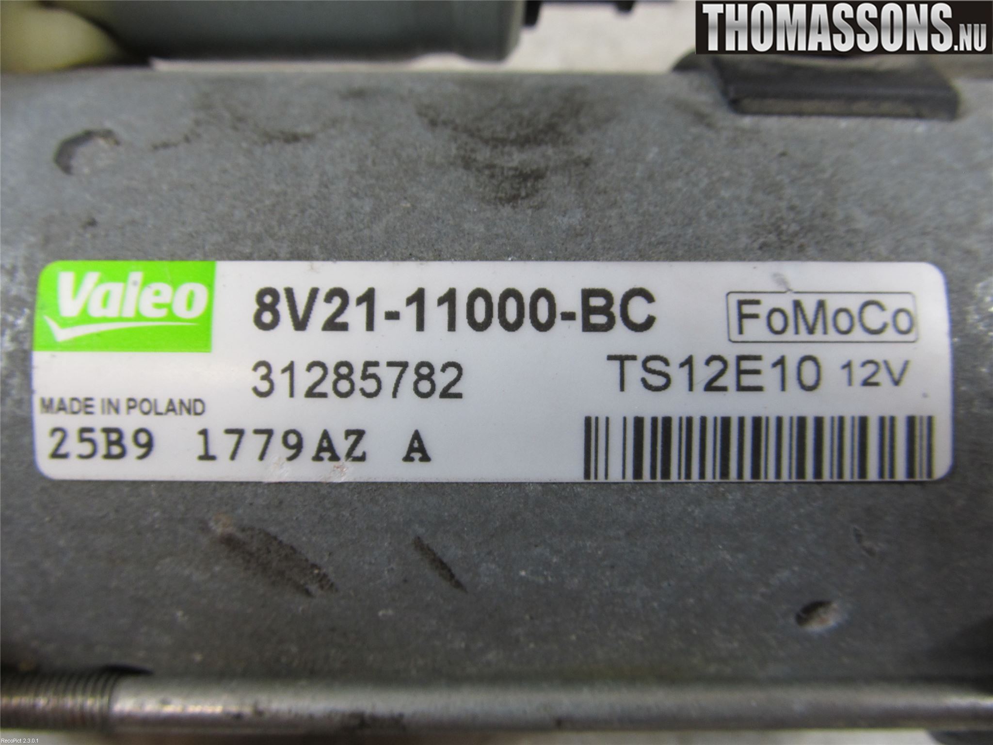 Ford FOCUS 08-11 Startmotor