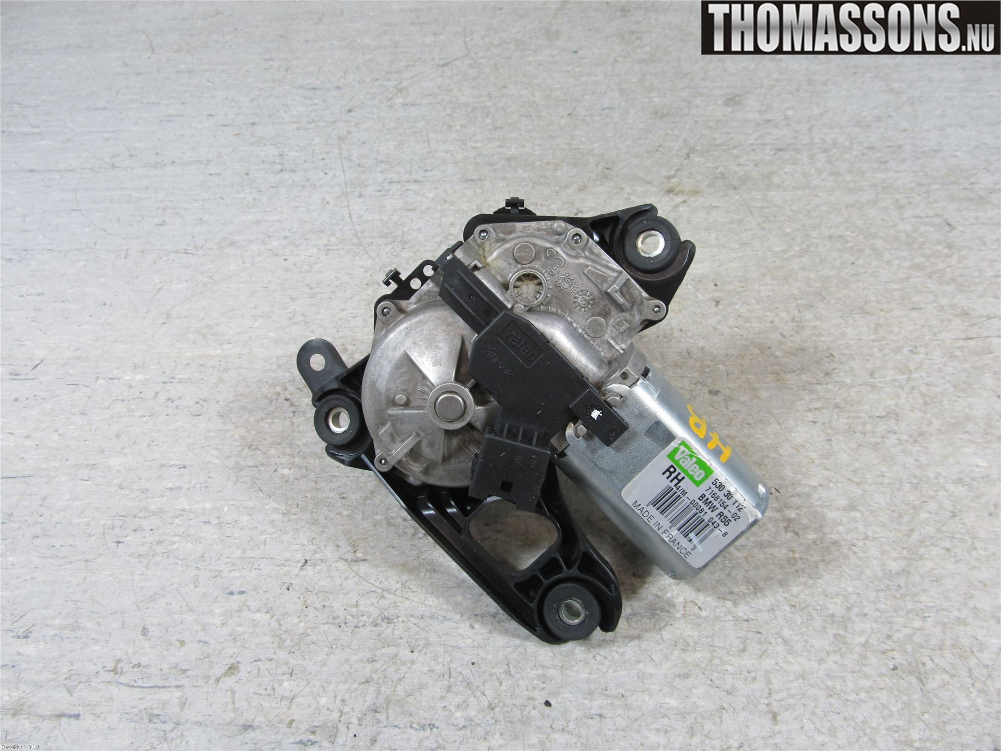 Mini CLUBMAN R55 06-14 Torkarmotor Baklucka