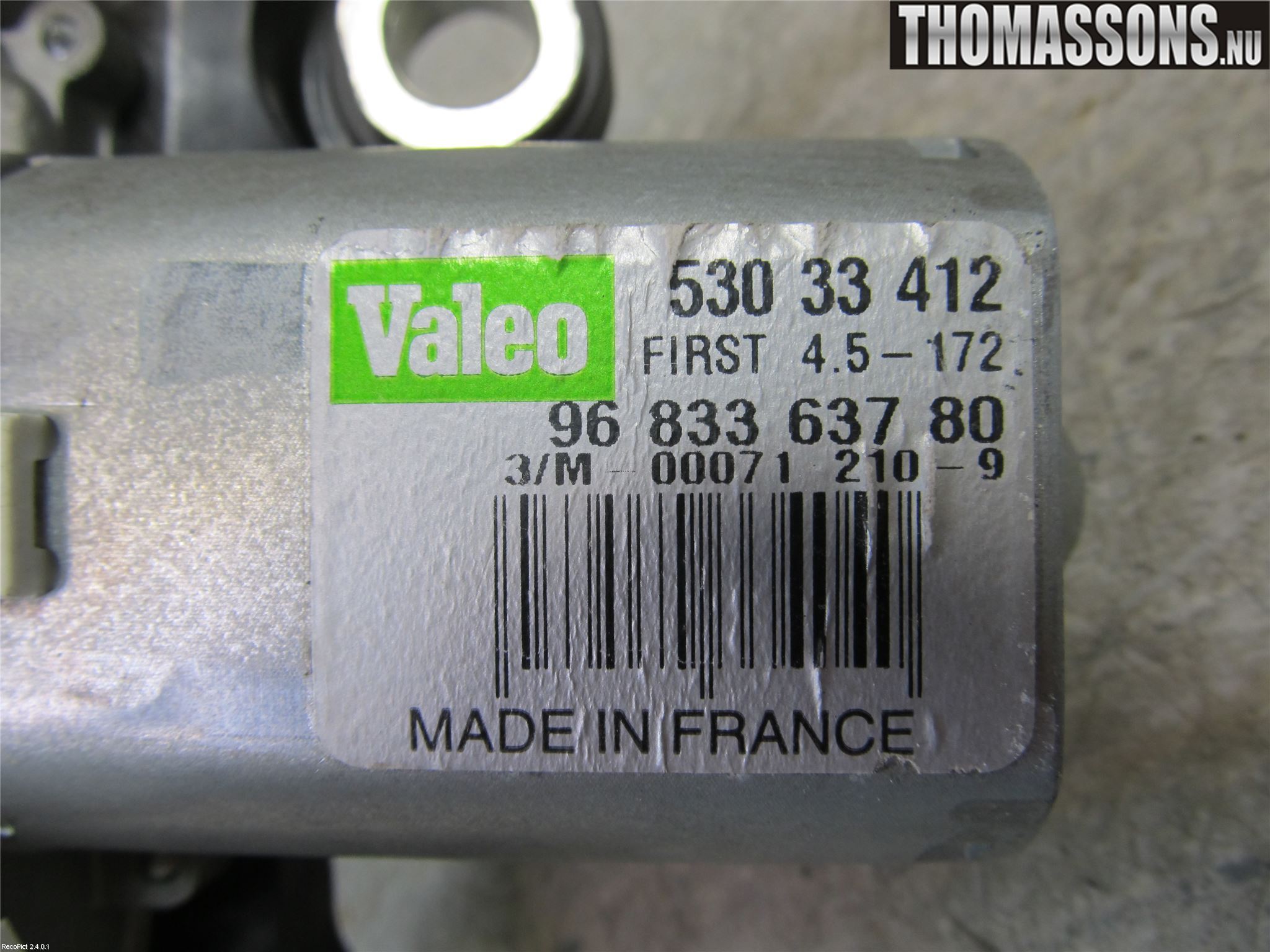 Citroen BERLINGO 08-18 Torkarmotor Baklucka