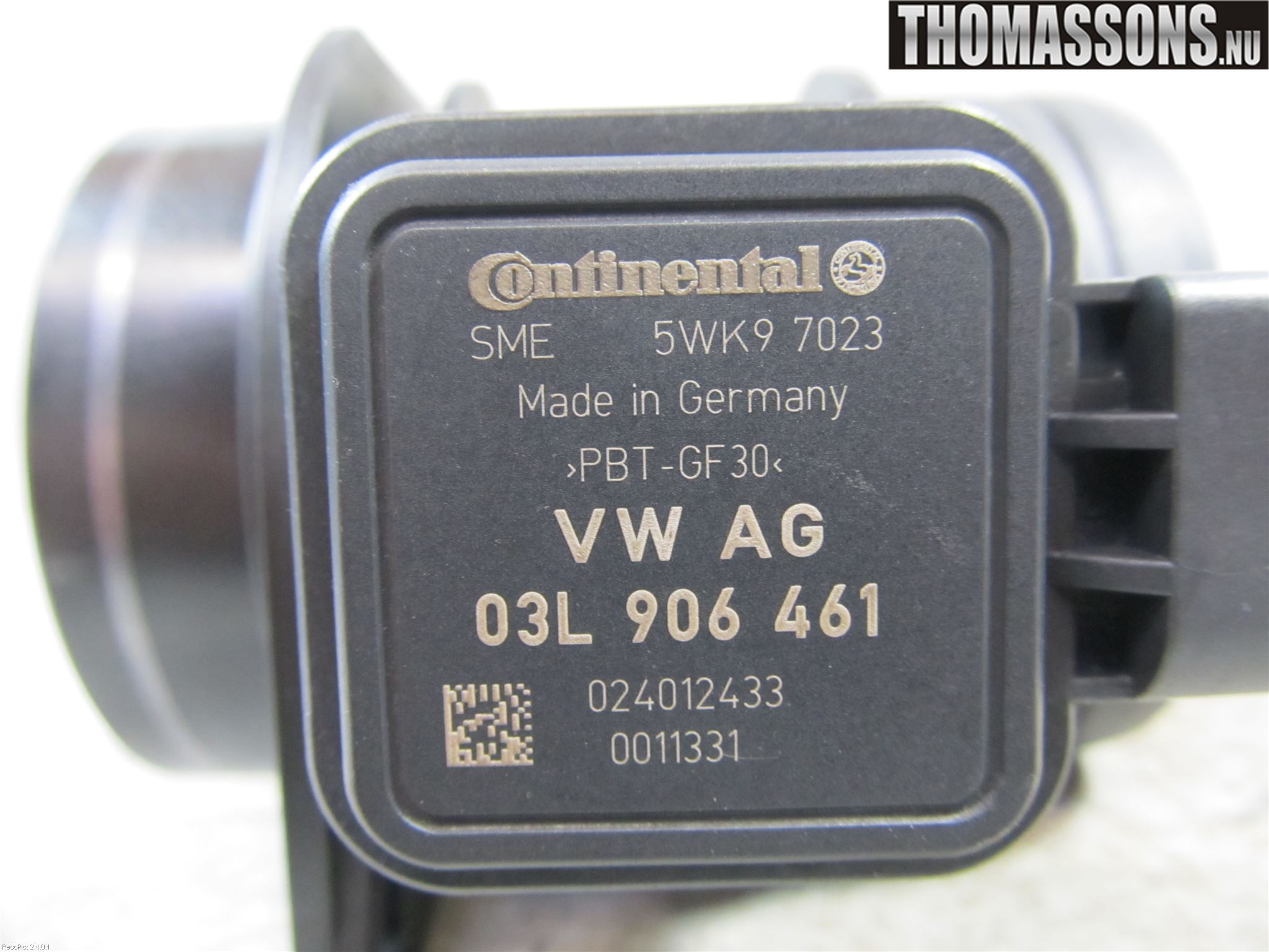 Volkswagen VW CADDY 11-15 Injluftmassamätare