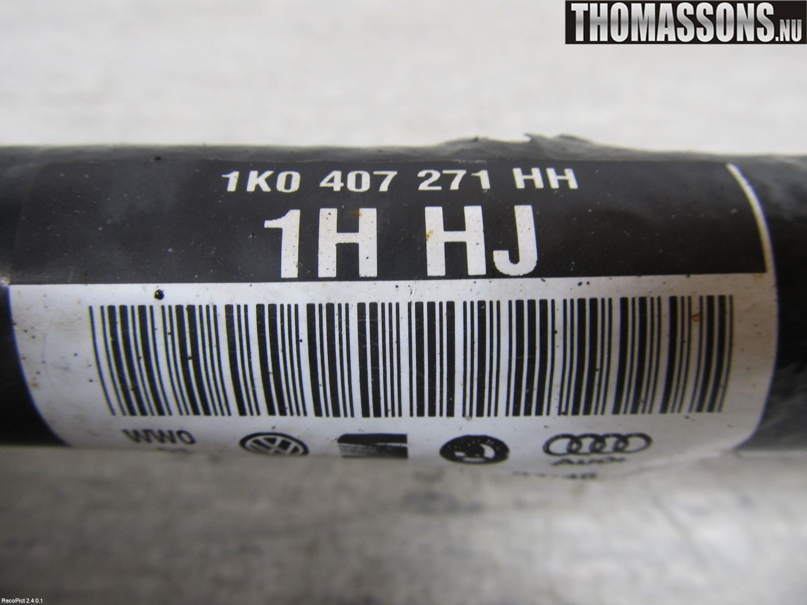 Volkswagen VW GOLF PLUS/CROSS GOLF 04-14 Drivaxel Fram Vänster