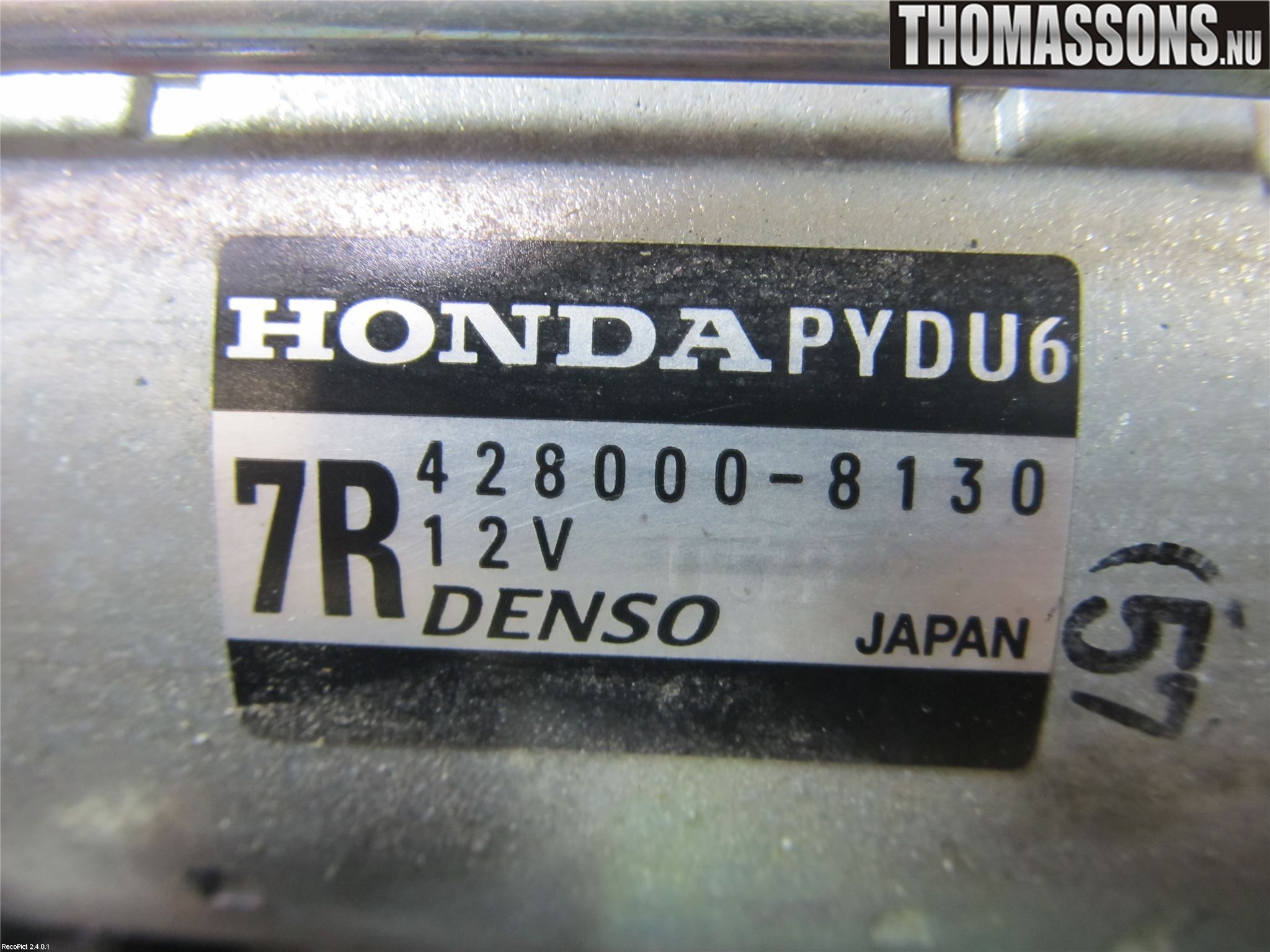 Honda CIVIC 12-16 Startmotor