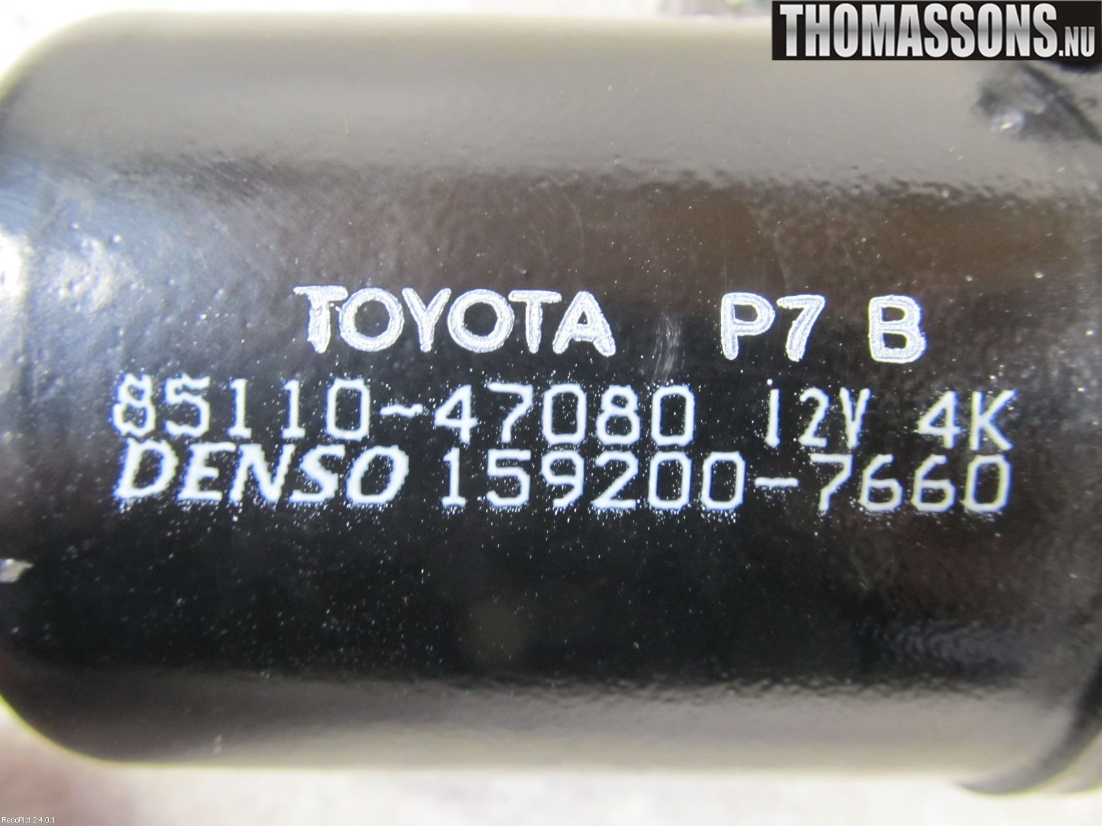 Toyota PRIUS NWH20 04-08 Torkarmotor Vindruta