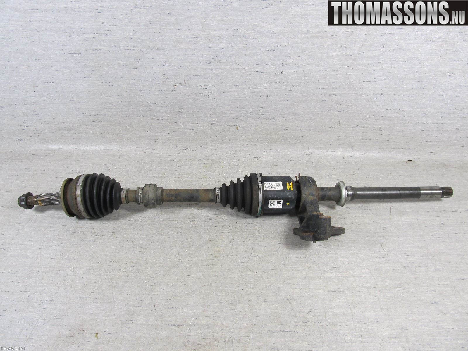 Toyota RAV 4 06-12 Drivaxel Fram Höger
