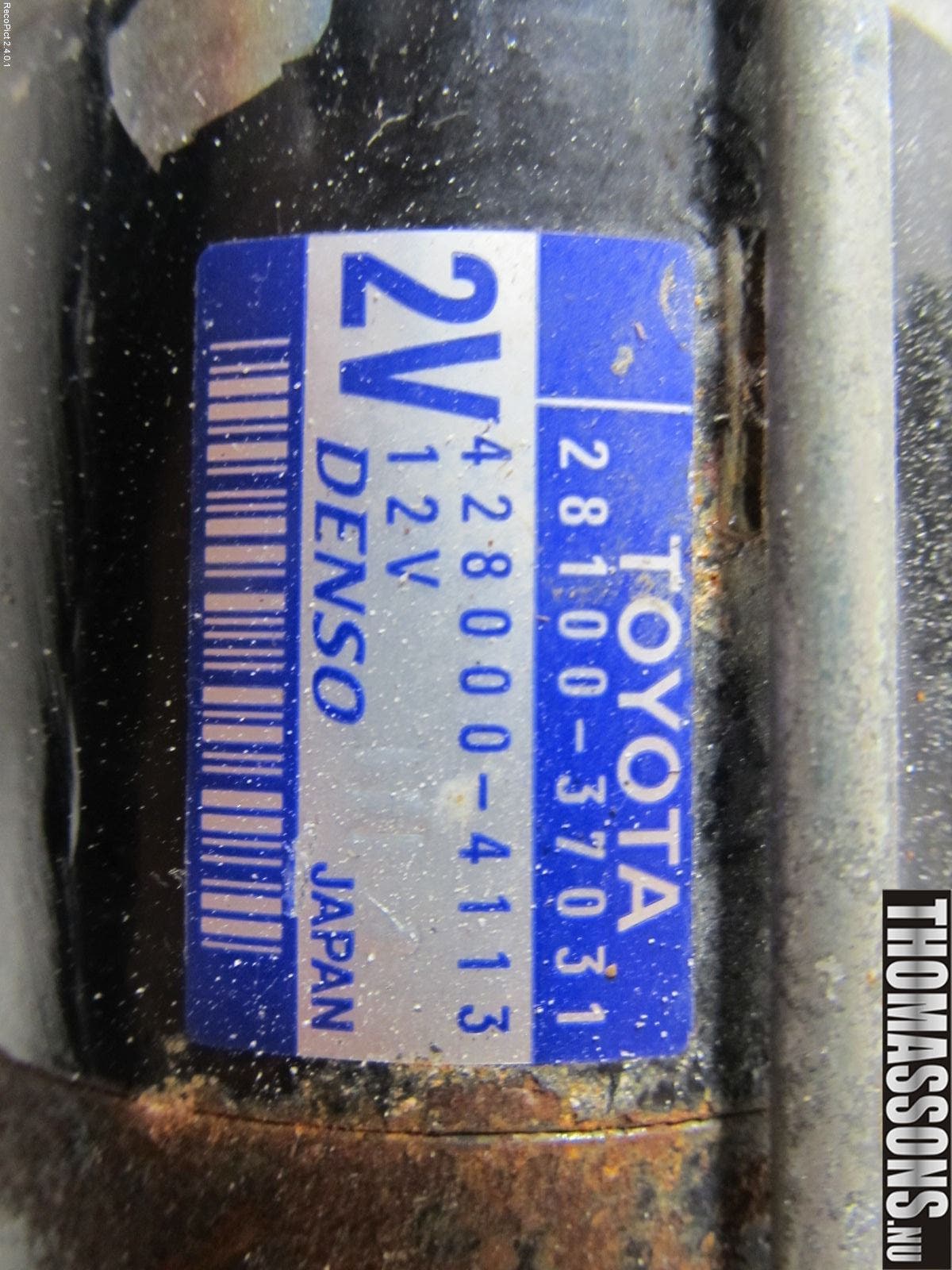 Toyota RAV 4 06-12 Startmotor