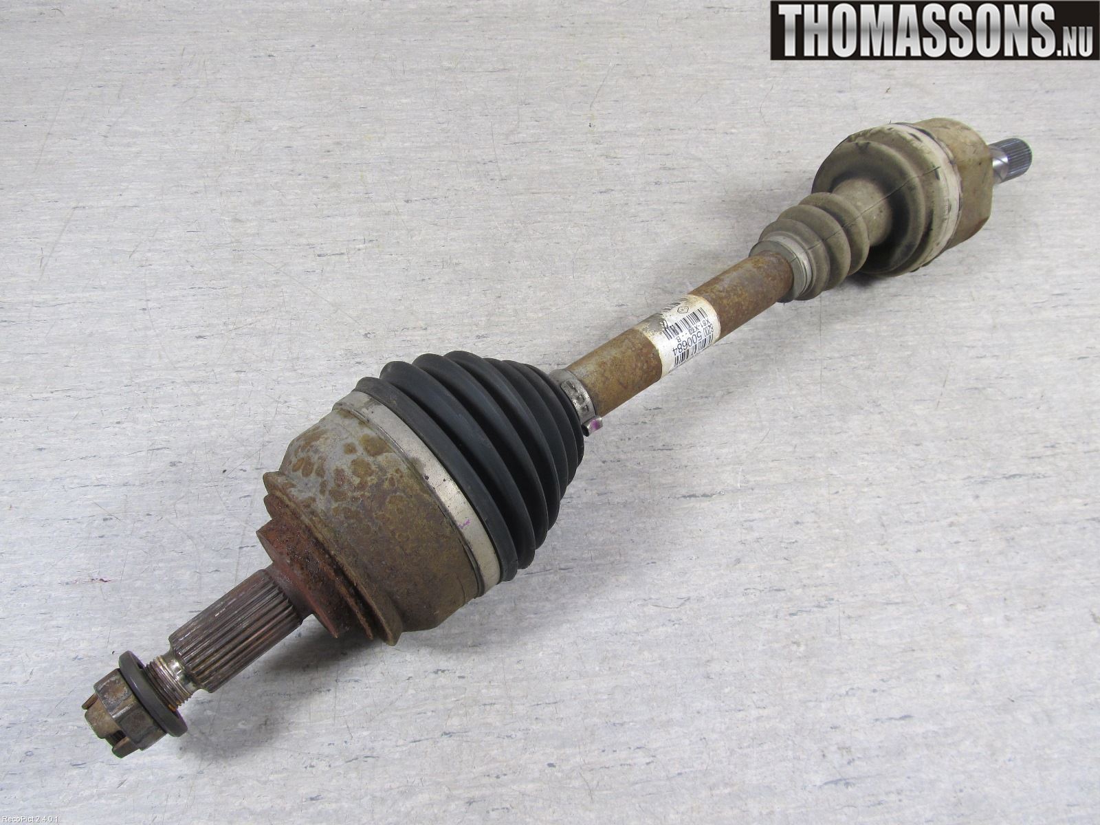 Renault ESPACE/GRAND ESPACE 04-14 Drivaxel Fram Vänster