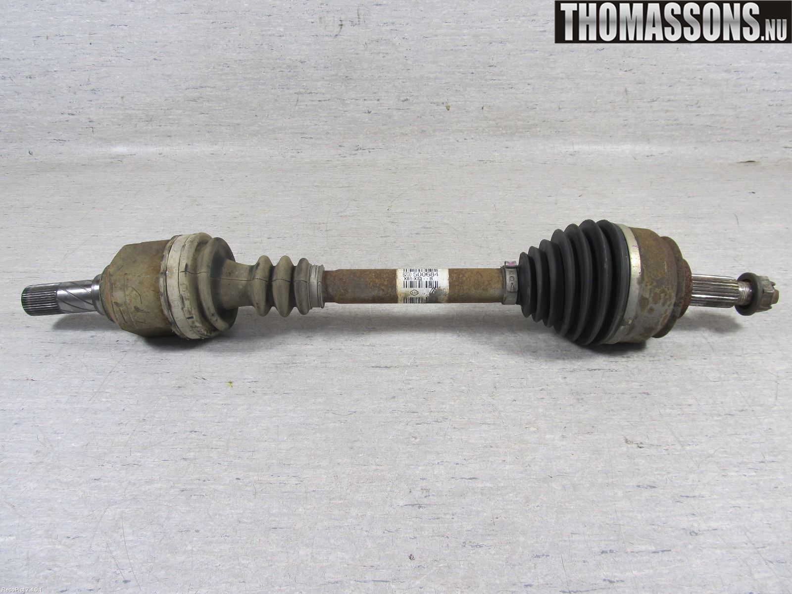 Renault ESPACE/GRAND ESPACE 04-14 Drivaxel Fram Vänster