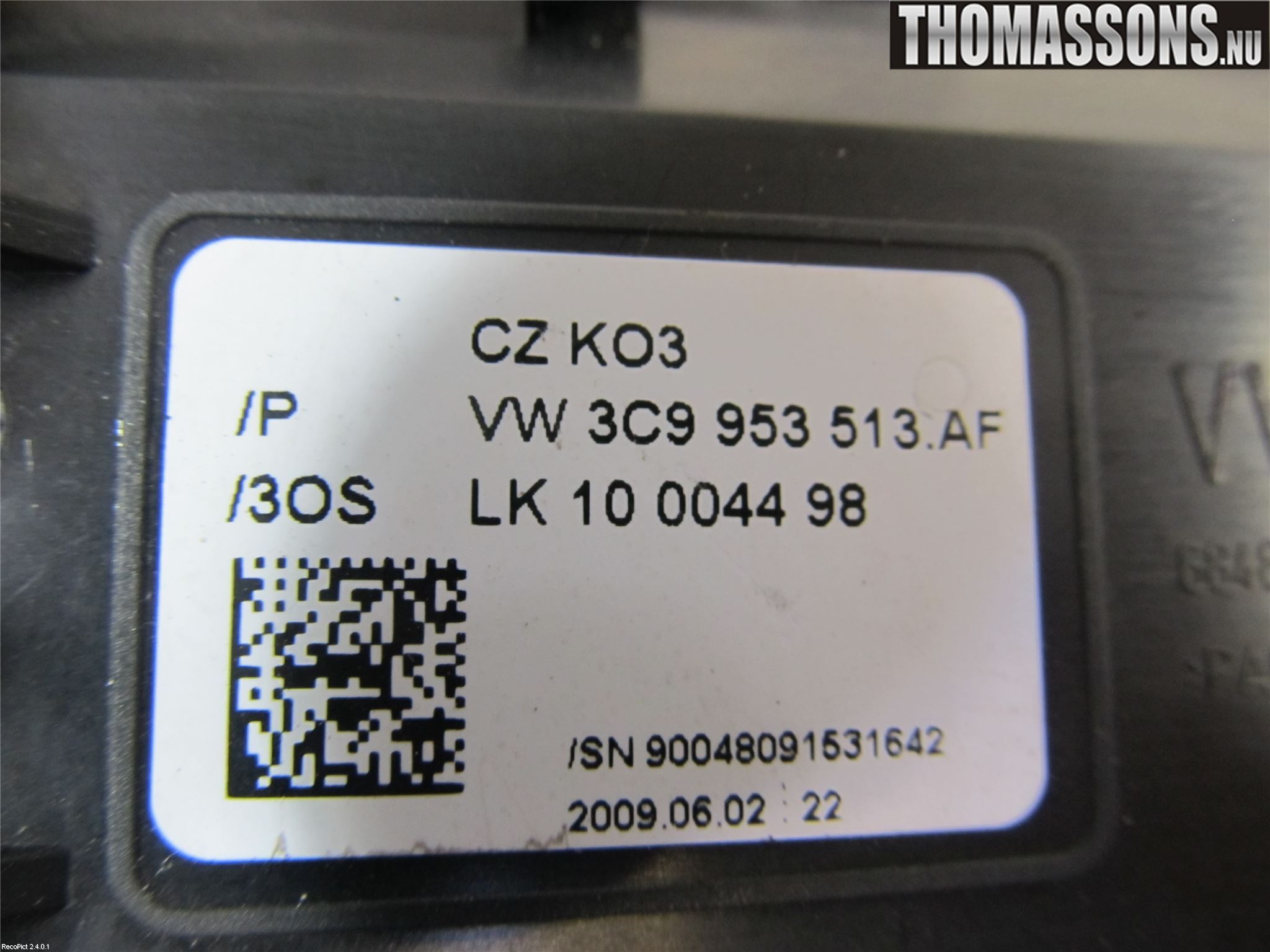 Volkswagen VW PASSAT 05-11 Spakcentral