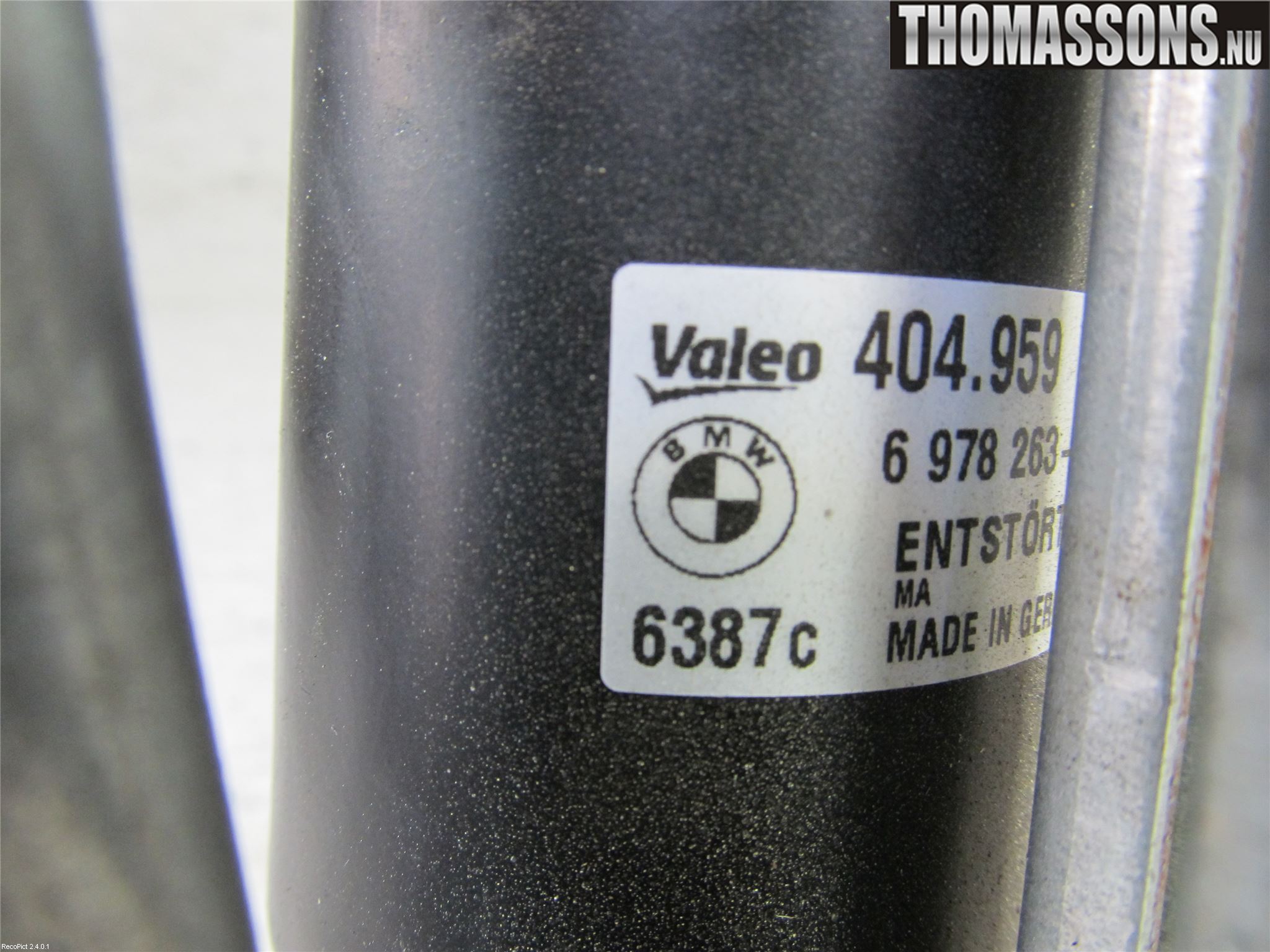 BMW 3 E90/91 SED/TOU 05-12 Torkarmotor Vindruta