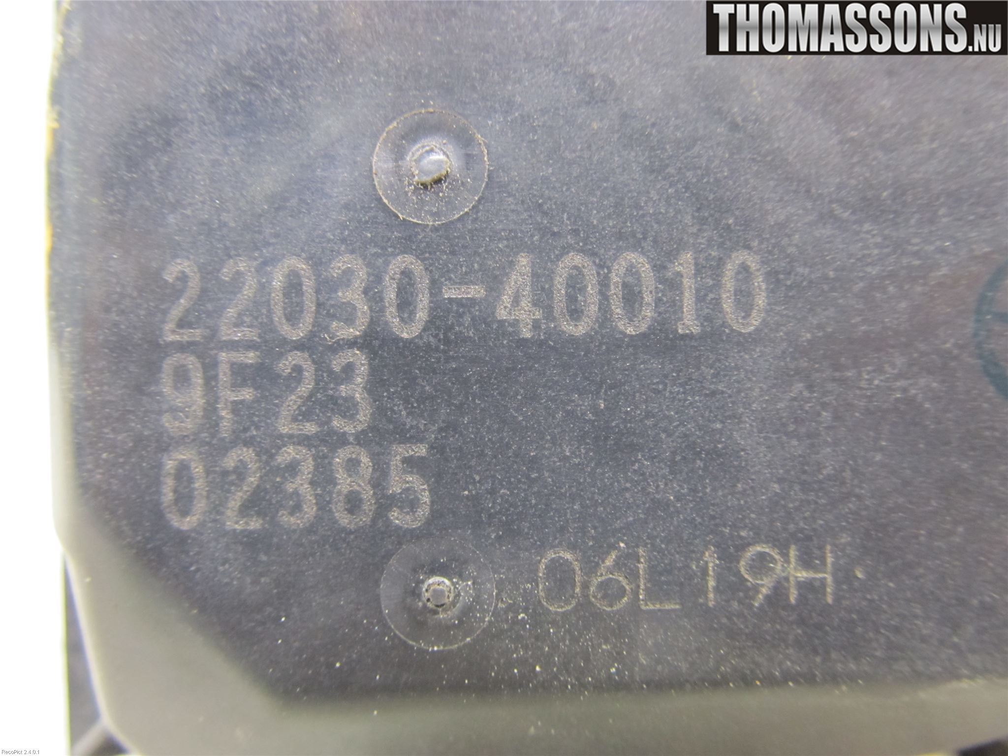 Toyota iQ Injspjällhus