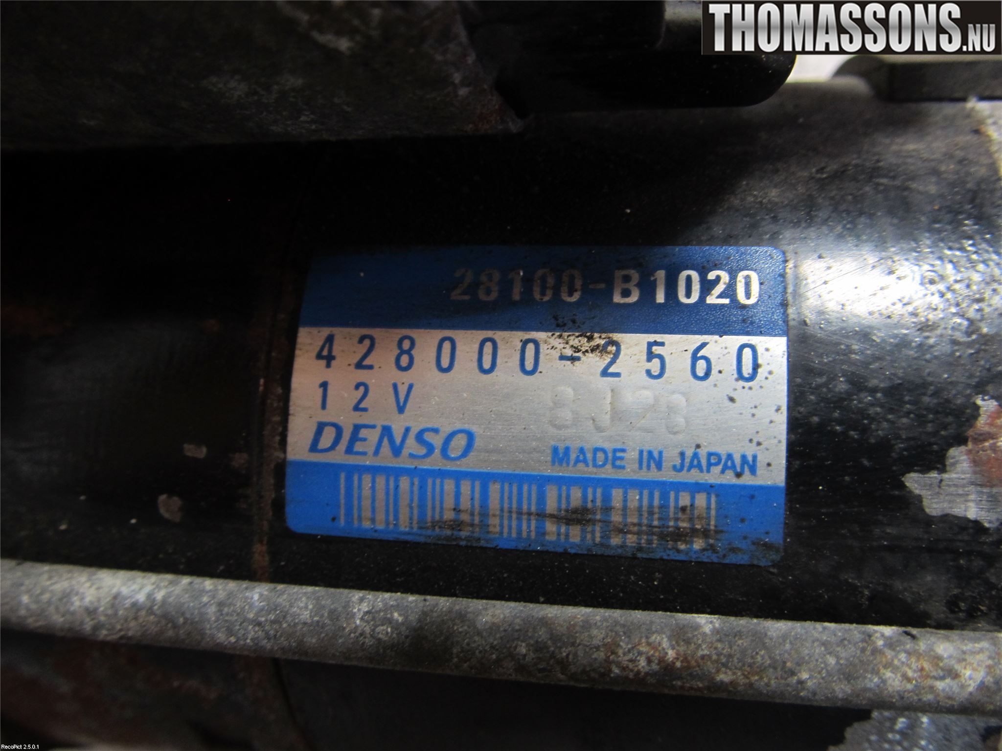 Subaru JUSTY      N Startmotor