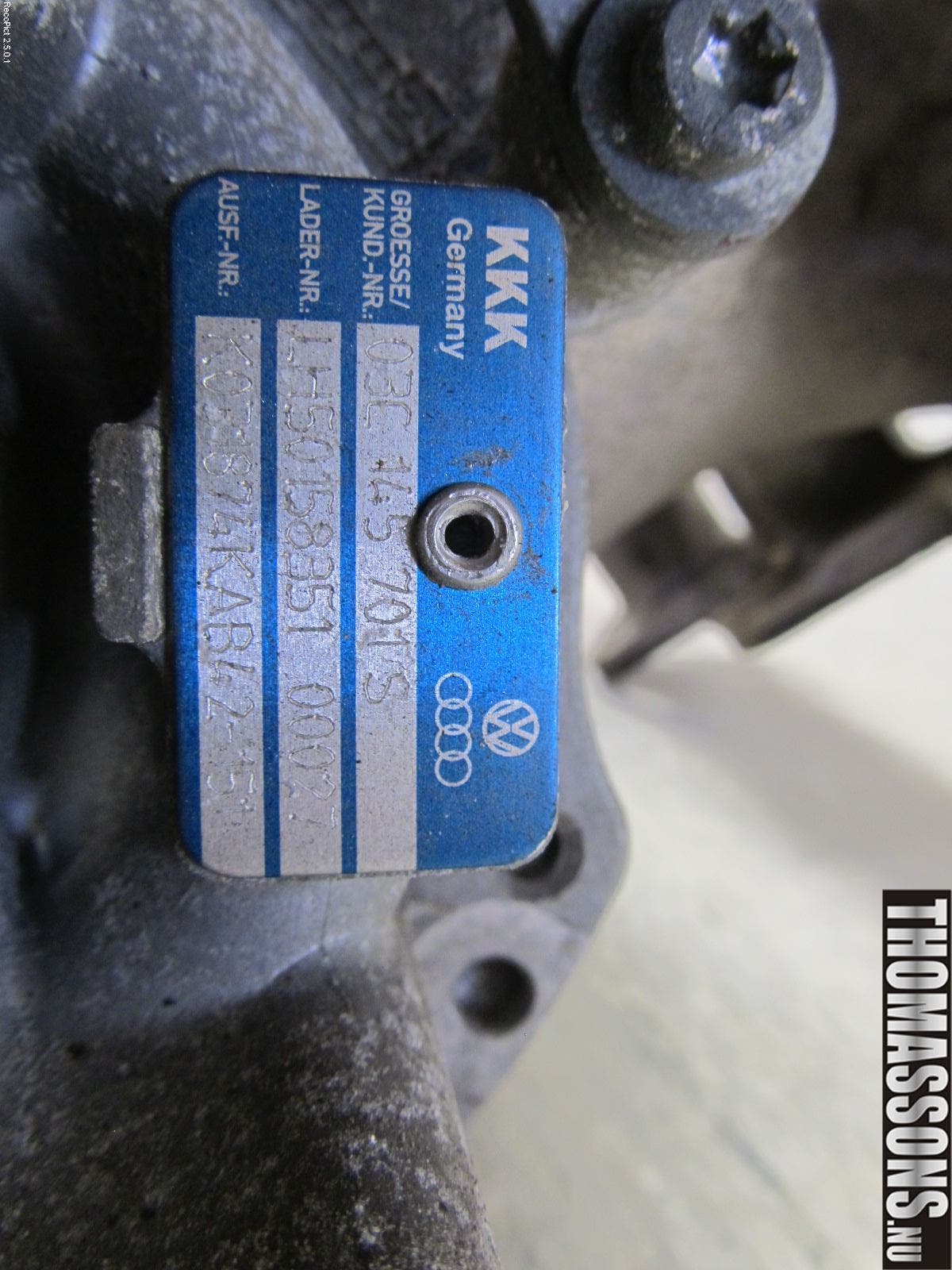 Volkswagen VW PASSAT 05-11 Turboaggregat